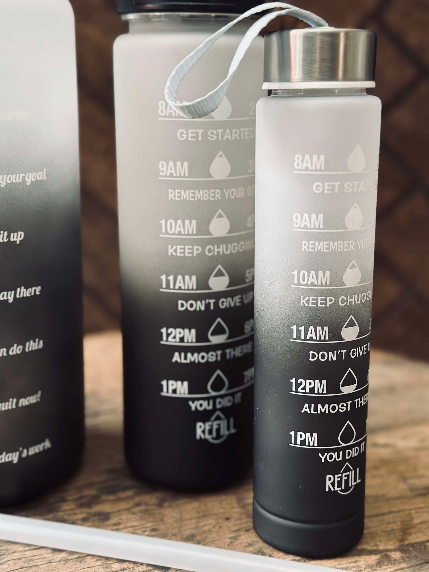 Vattenflaskor STONE - Set om 3 st