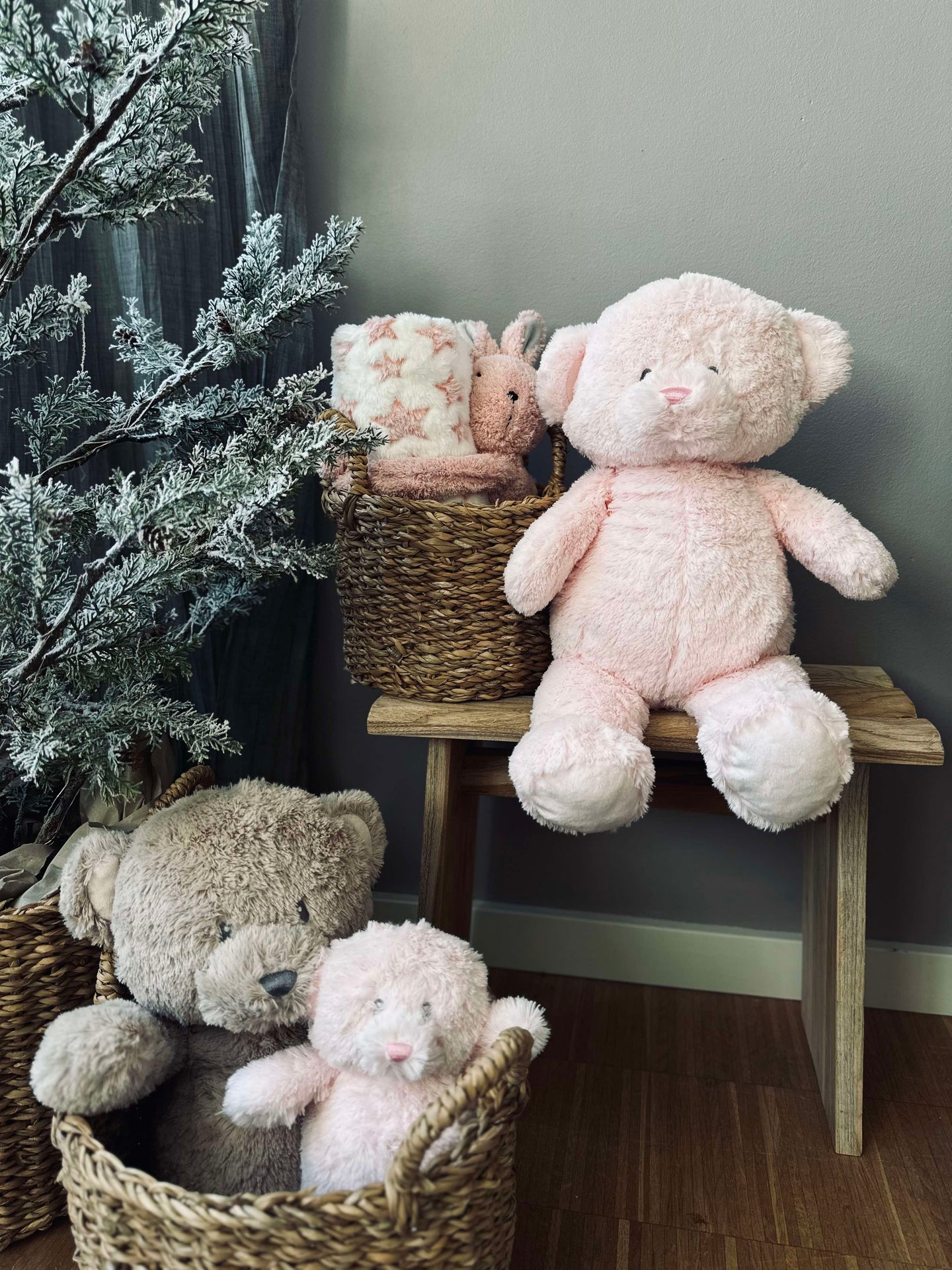 Babyfilt med nalle - Kanin