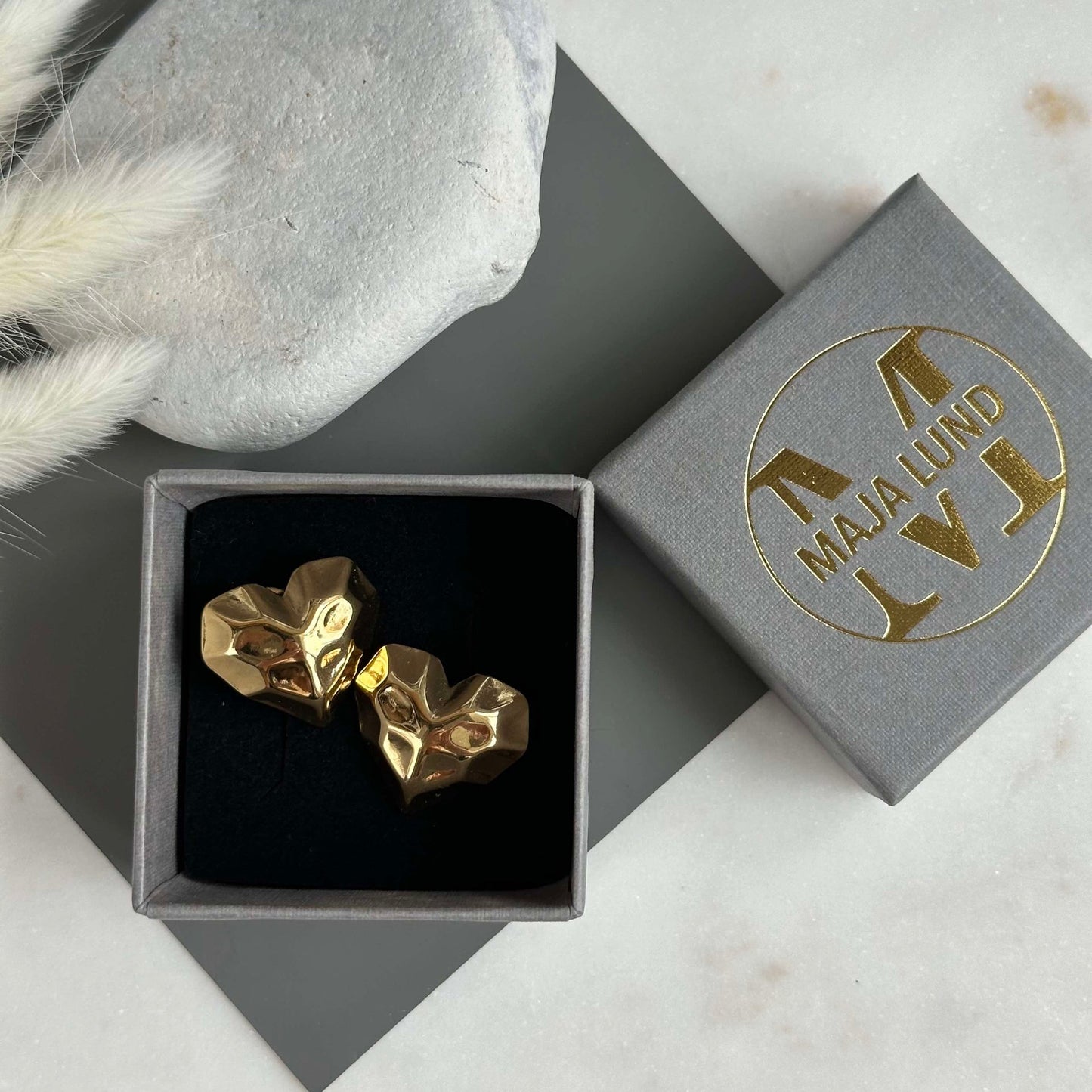 Hjärtformade Örhängen