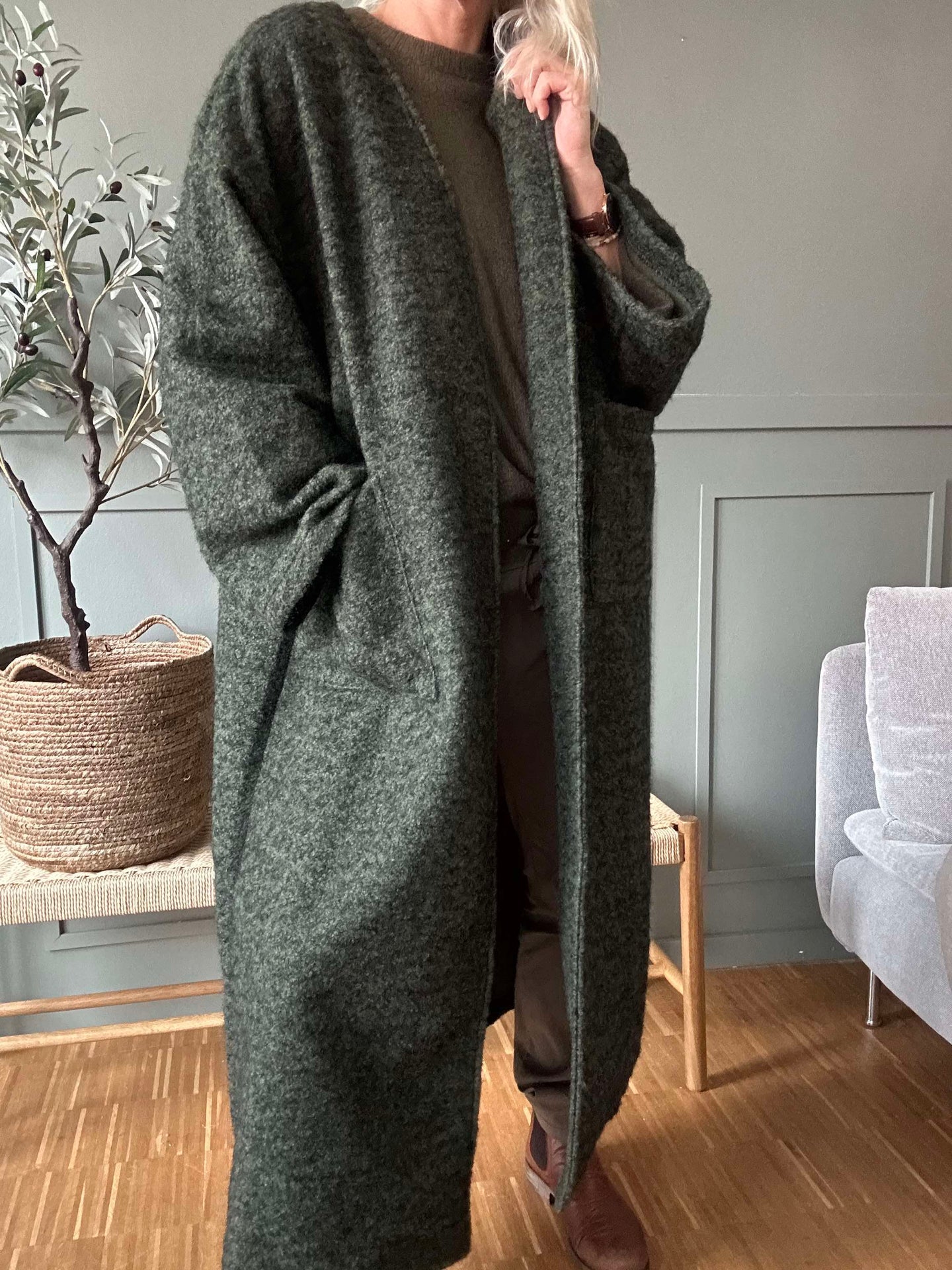 Jacka Belina - Oversize Mörk Kaki