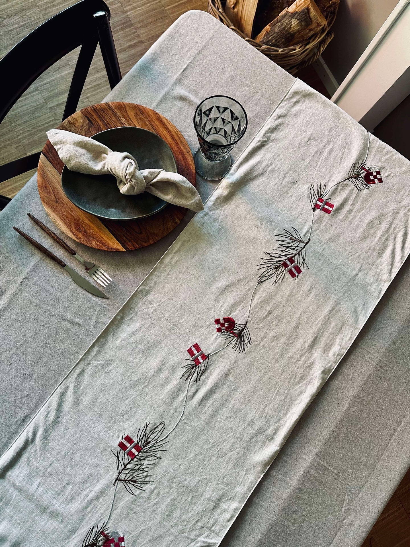 Bordslöpare - Dansk Jul 140 cm