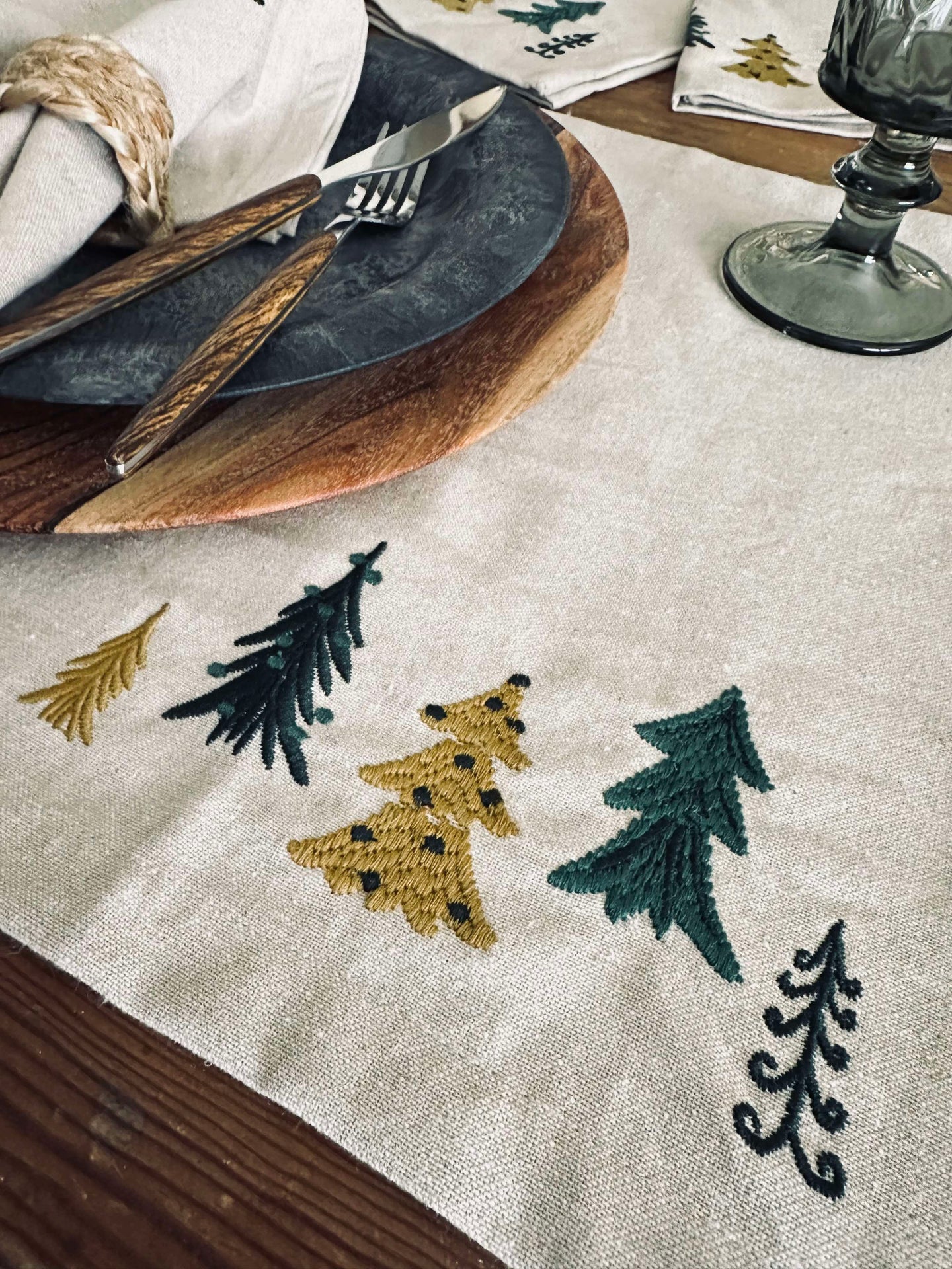 Bordstabletter Träd 35x45cm - 4 st.