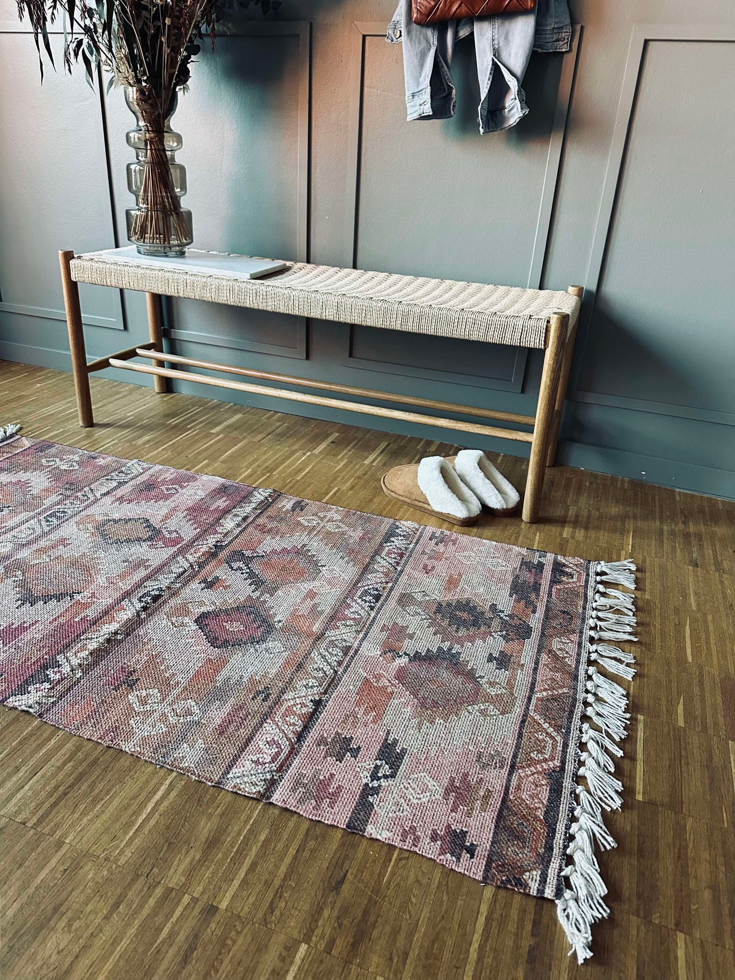 Matta Aisha Rosa - Flera storlekar