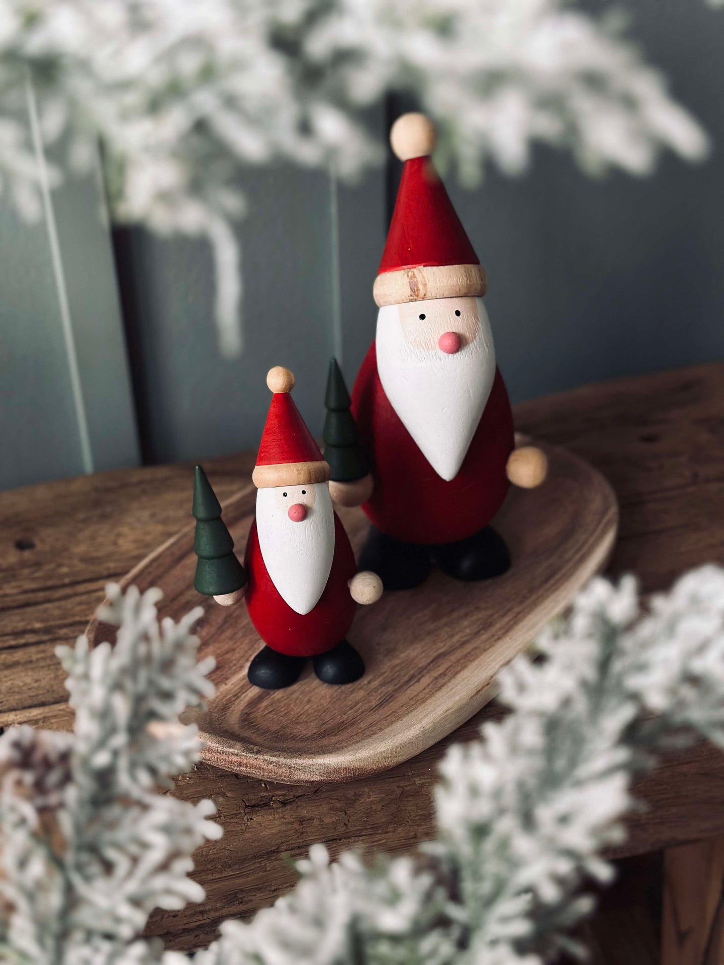 Tomte med julgran - Large