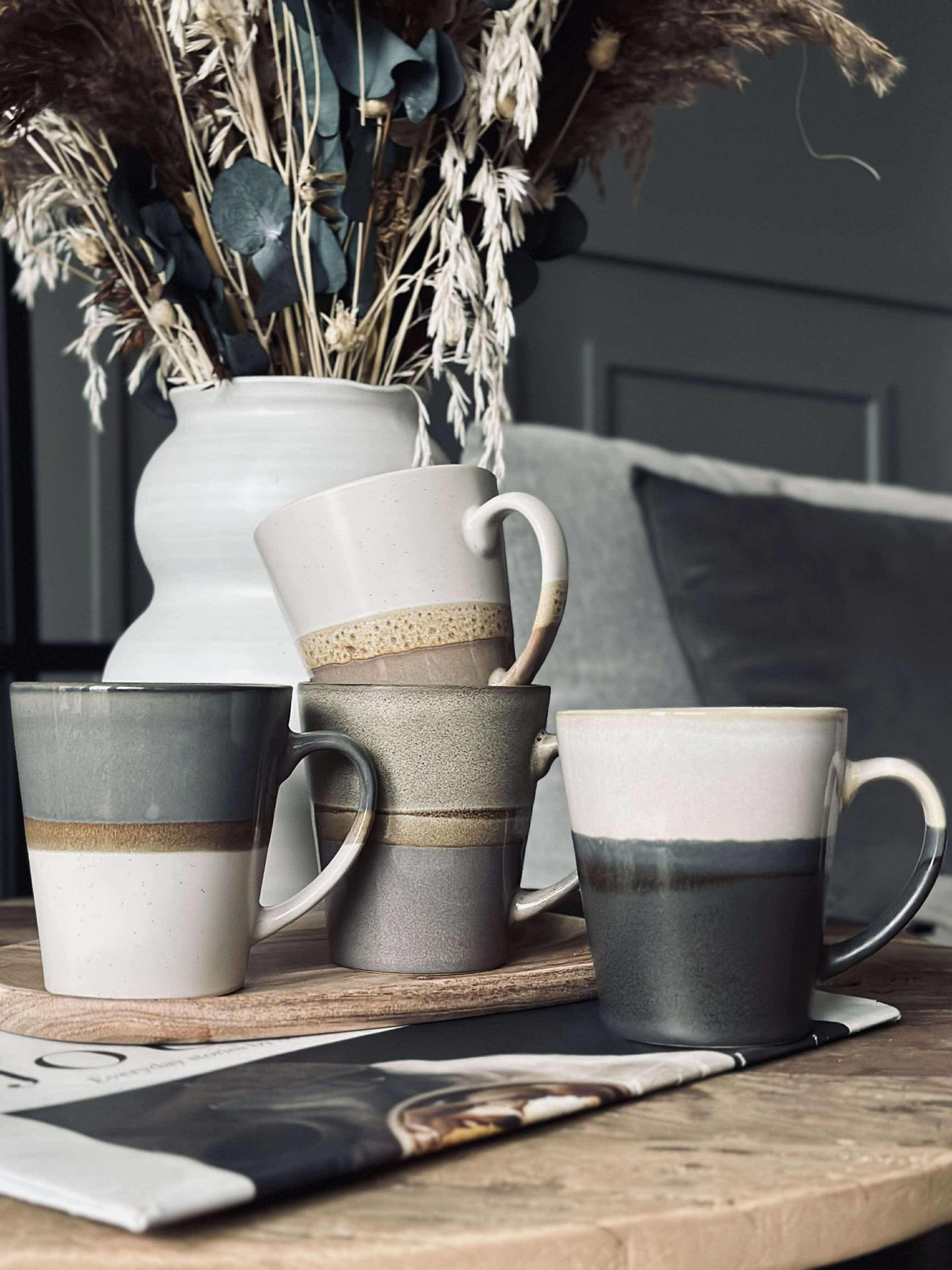 Mugg GINA Stengods - Colormix