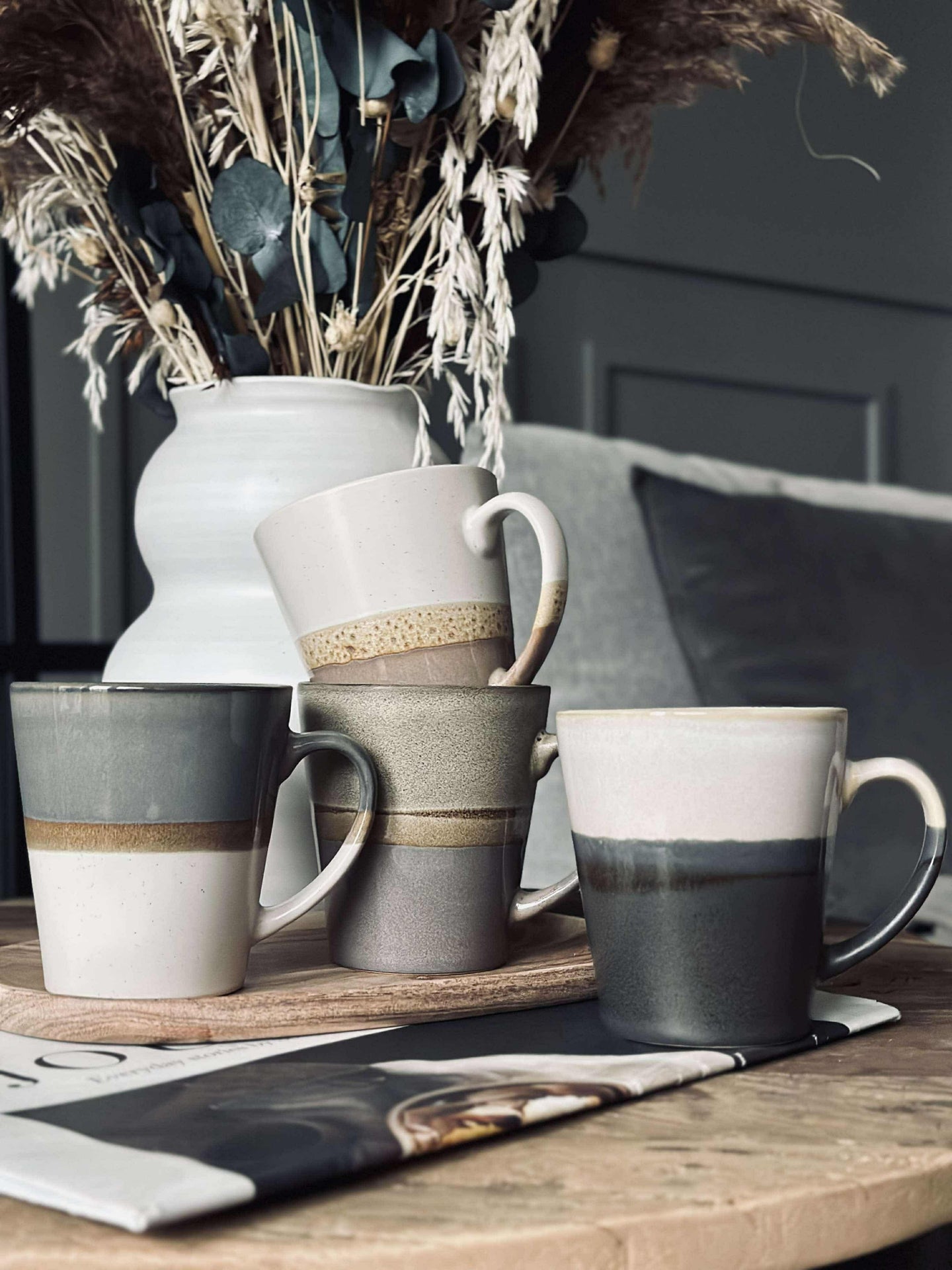 Mugg GINA Stengods - Colormix