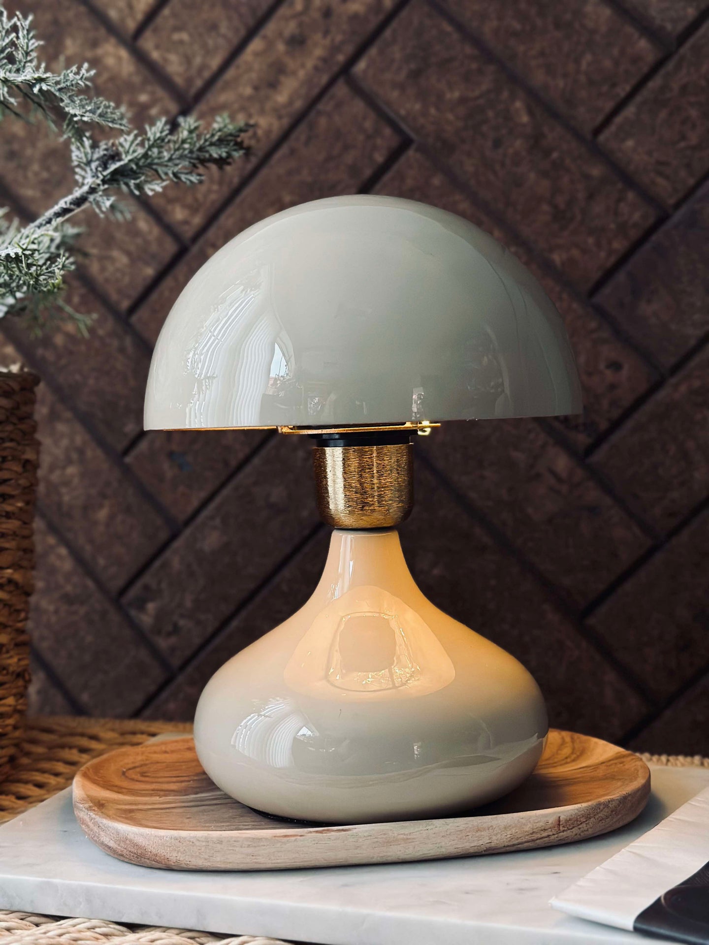 Bordslampa NOYA - Beige