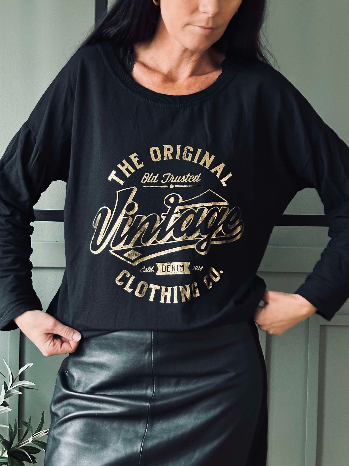 Blus Vintage - Black