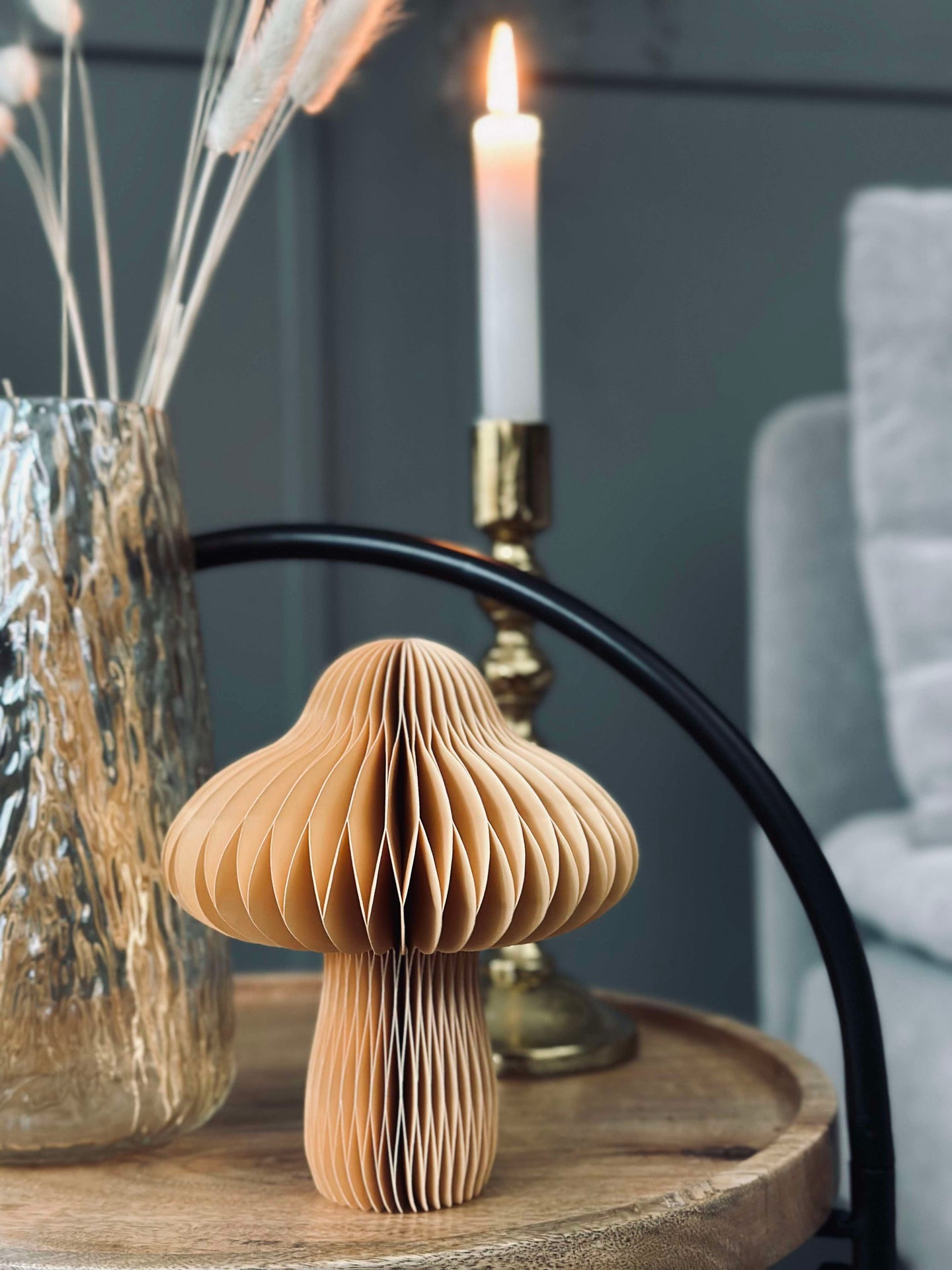 Svamppapper small - Gylden