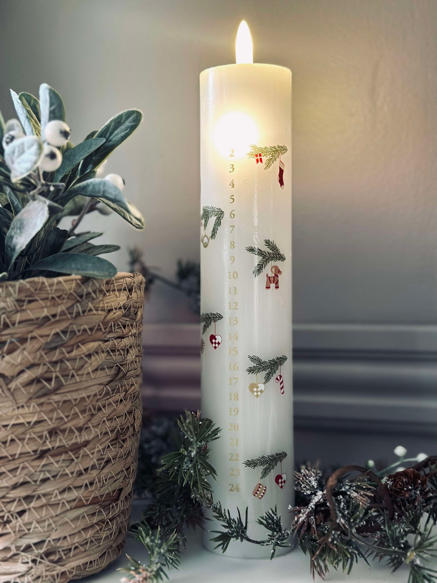 LED Kalenderljus med fjärrkontroll