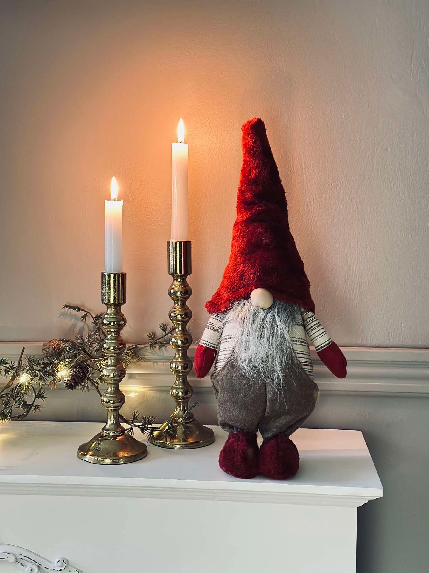 Tomte med skägg - Stående