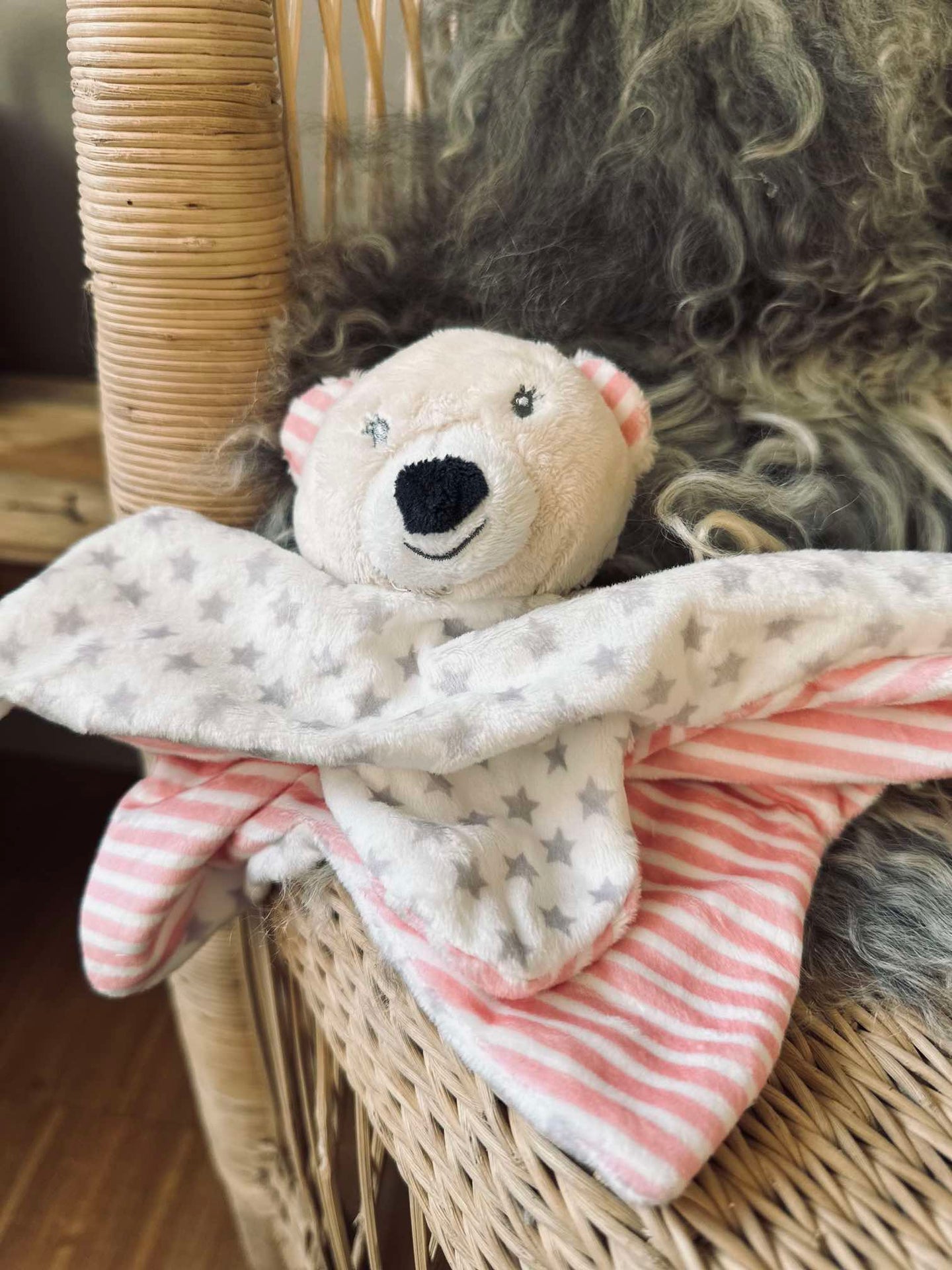 Snuttefilt för baby - Rosa