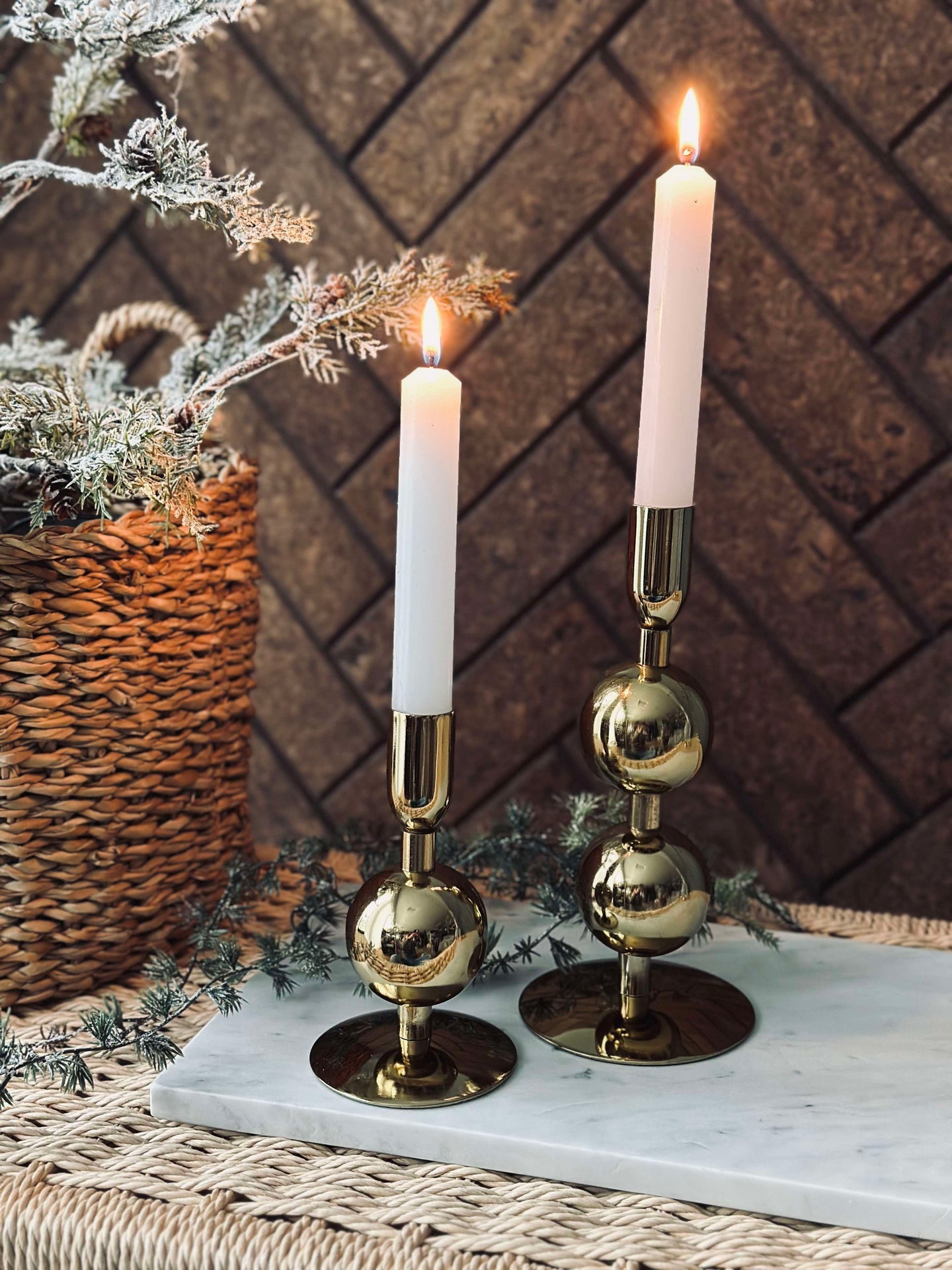 Ljusstake NOYA - Gold 20 cm