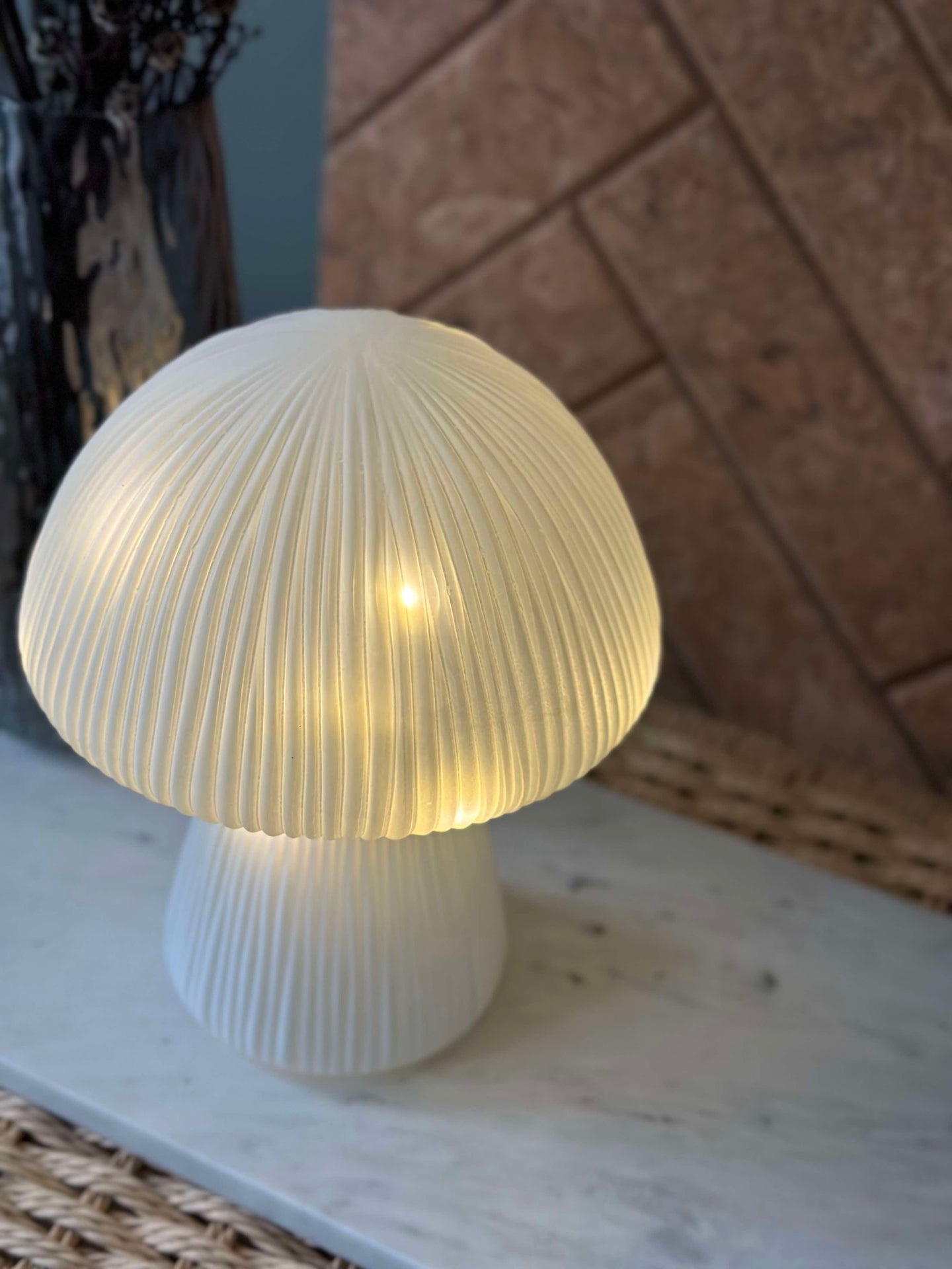 Mushroom Astrid - Vit 20 cm