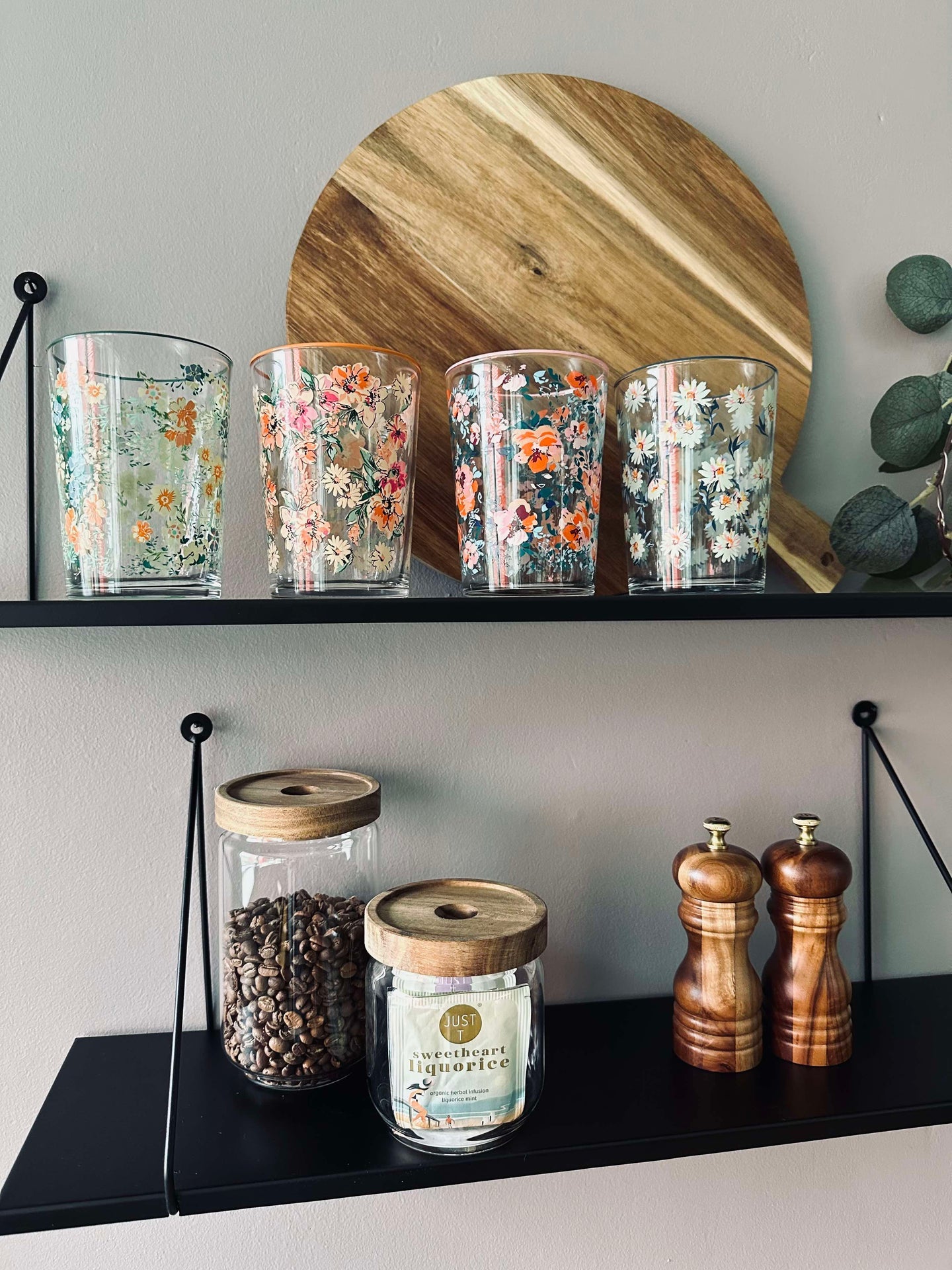 Dricksglas Flora - paket med 4 st