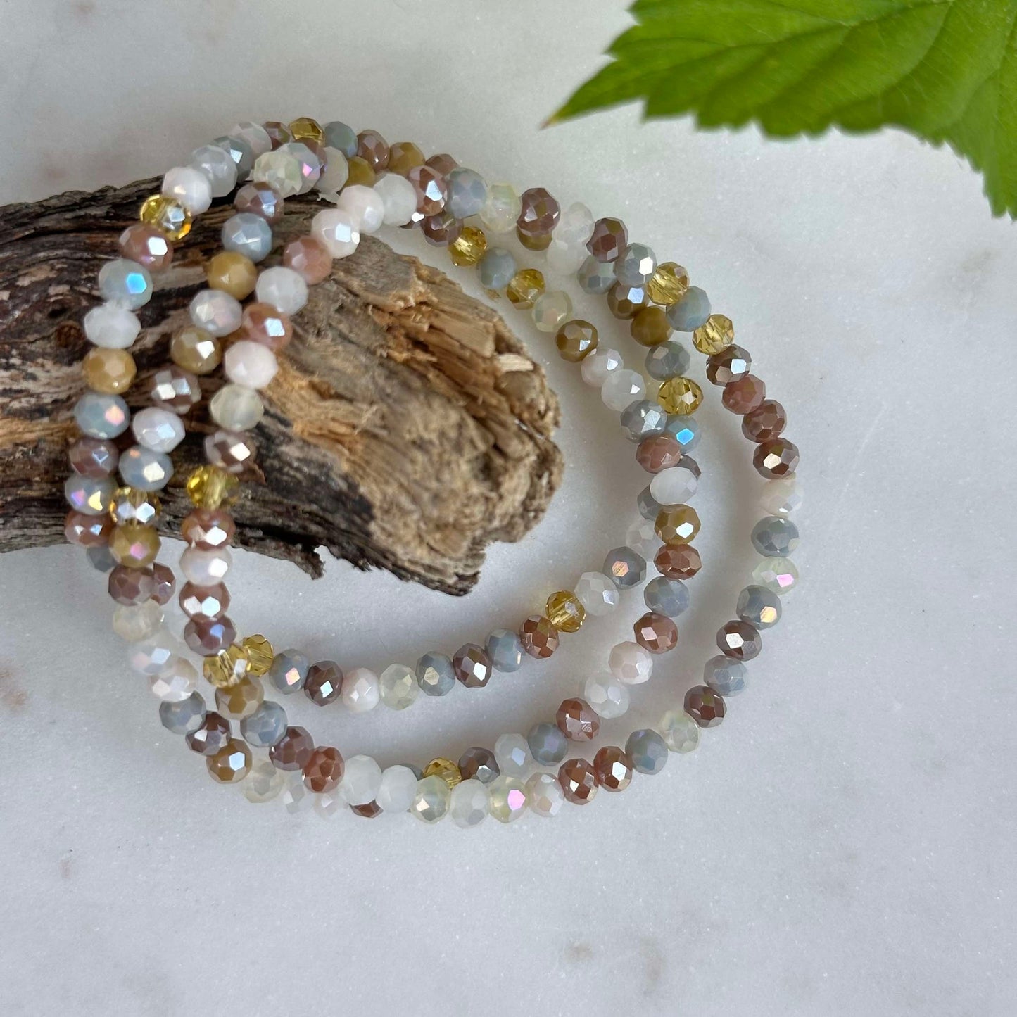 ANNA Nature Armband - Set med 3 st