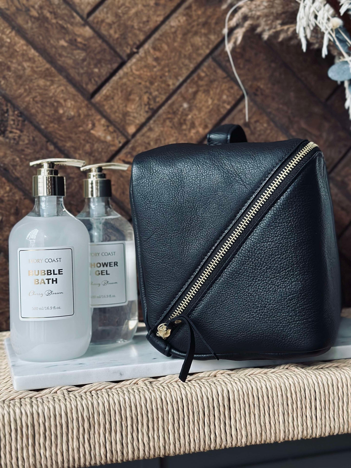 Necessär Halima Svart - Stor