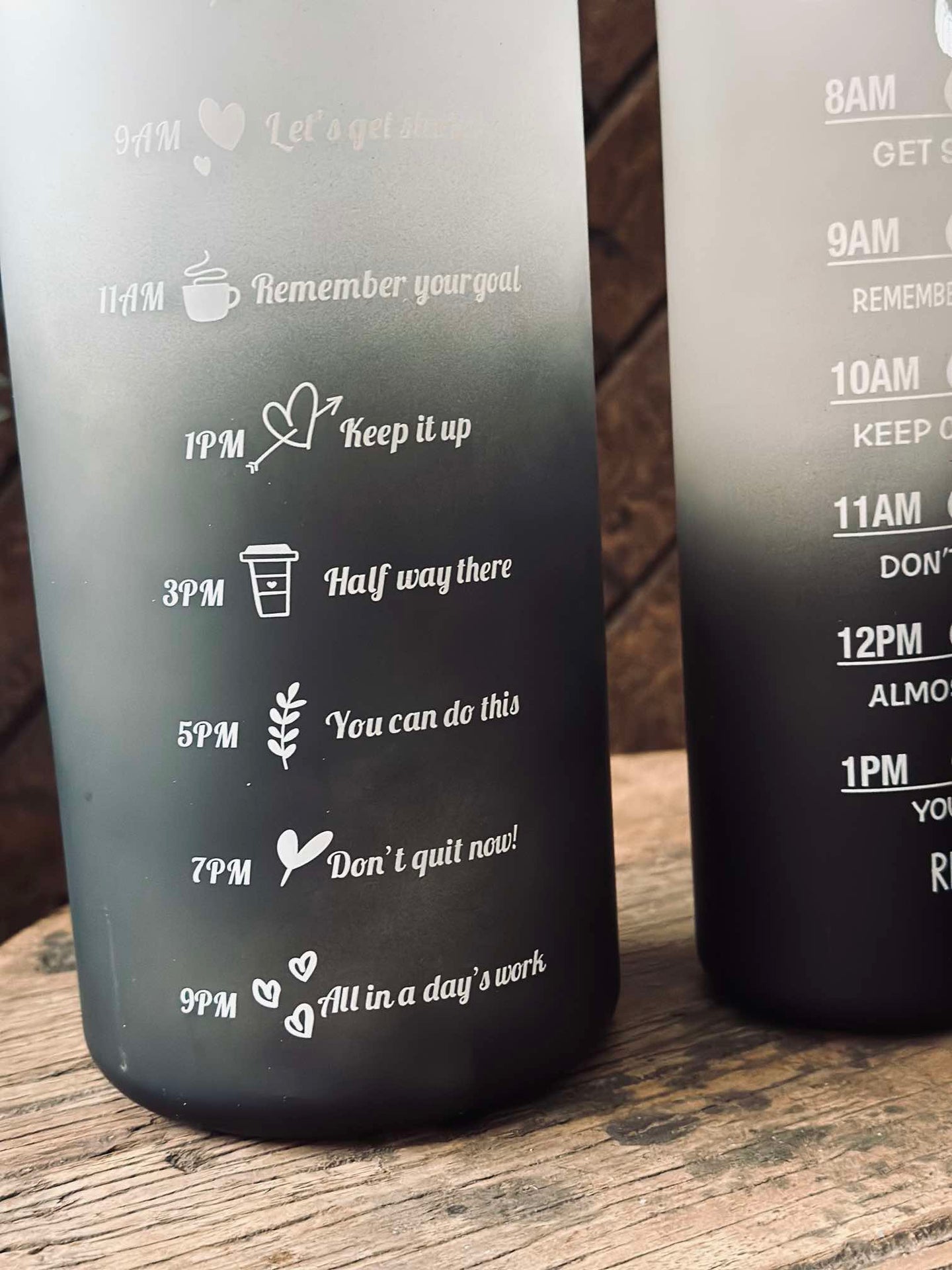 Vattenflaskor STONE - Set om 3 st