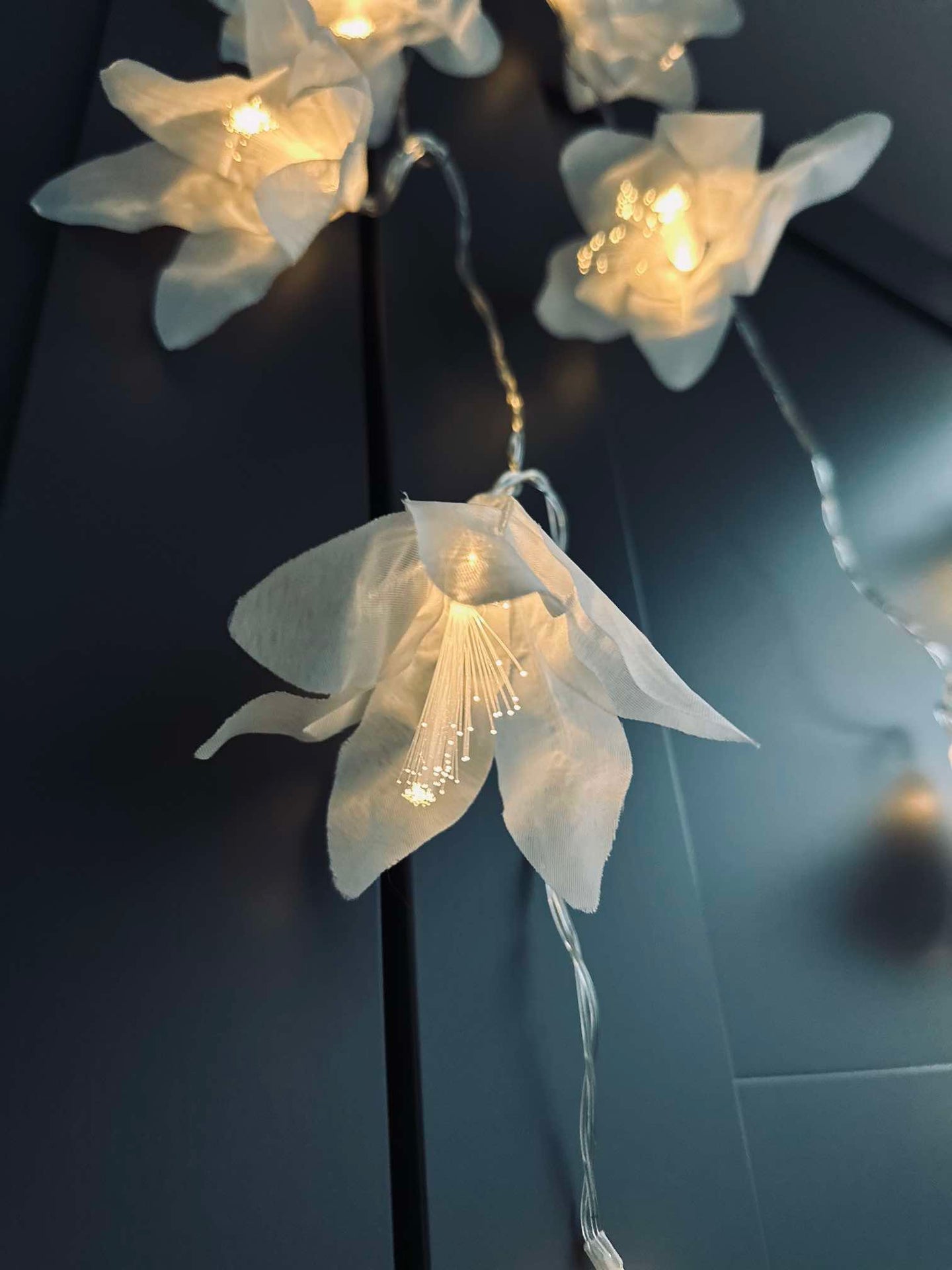 LED Ljusslinga FLOWER - Med timerfunktion