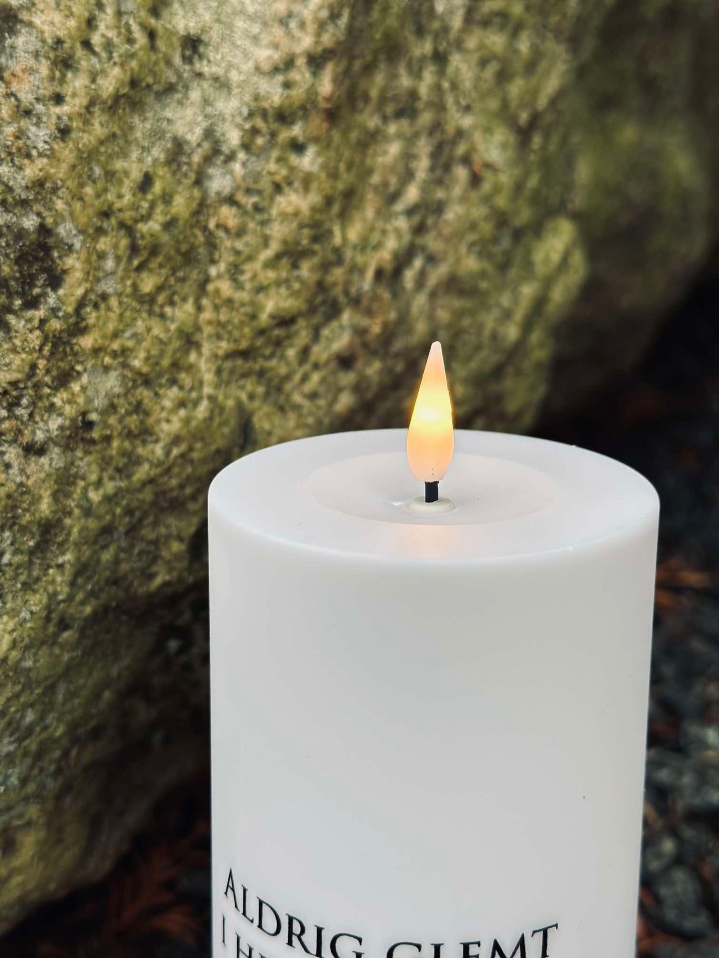 LED Gravlykta - Aldrig glömd