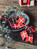 Flaggirlang i trä - 10 vimplar