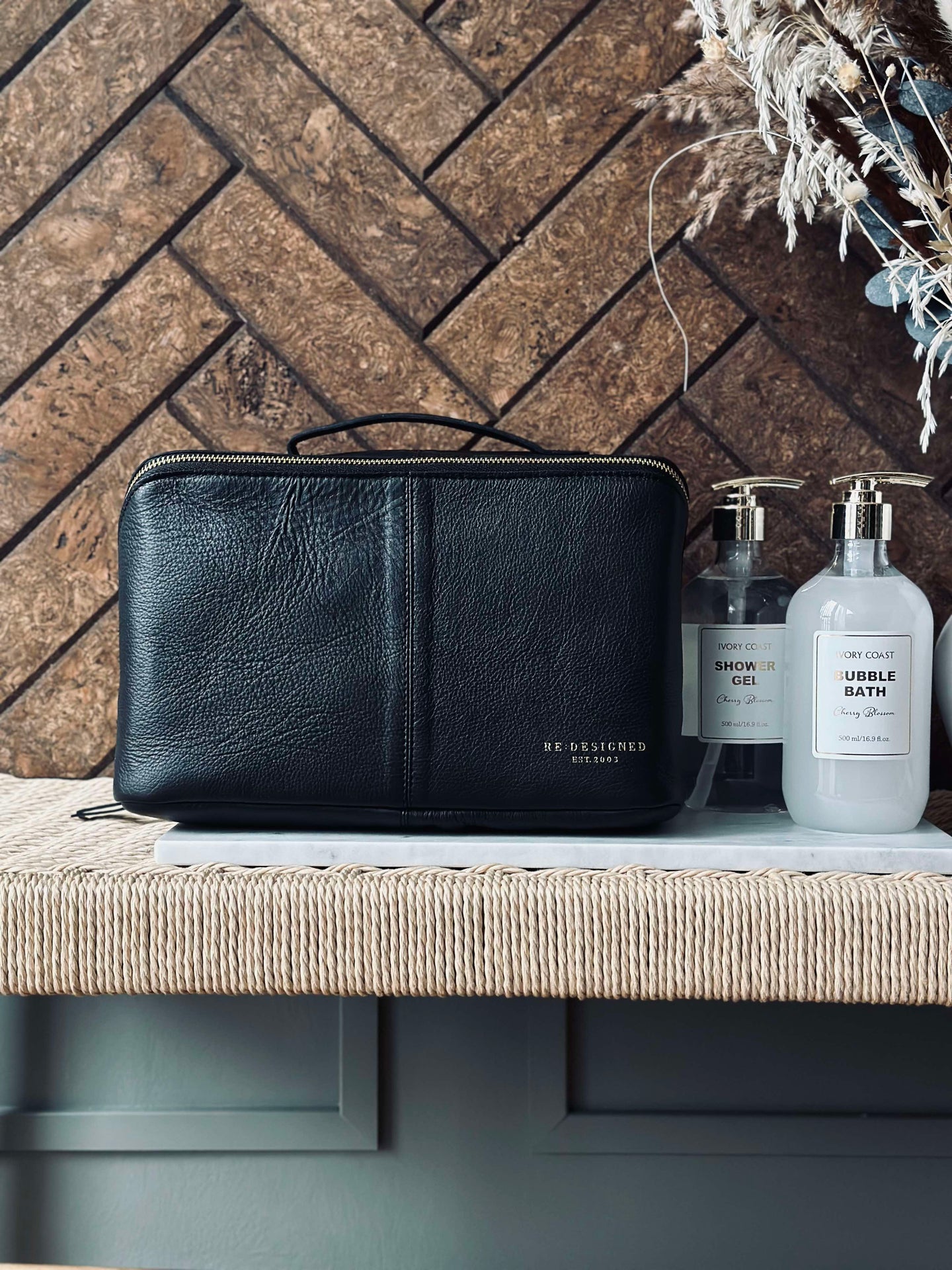 Necessär Halima Svart - Stor