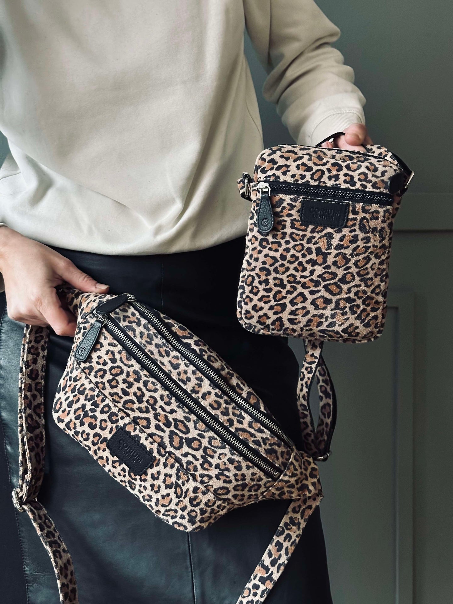 Mobilväska / Crossover Daily Leopard