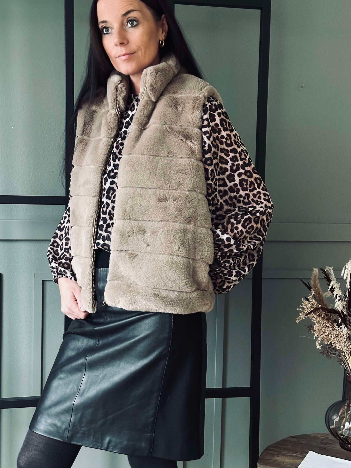 Väst Mindy Ljus beige