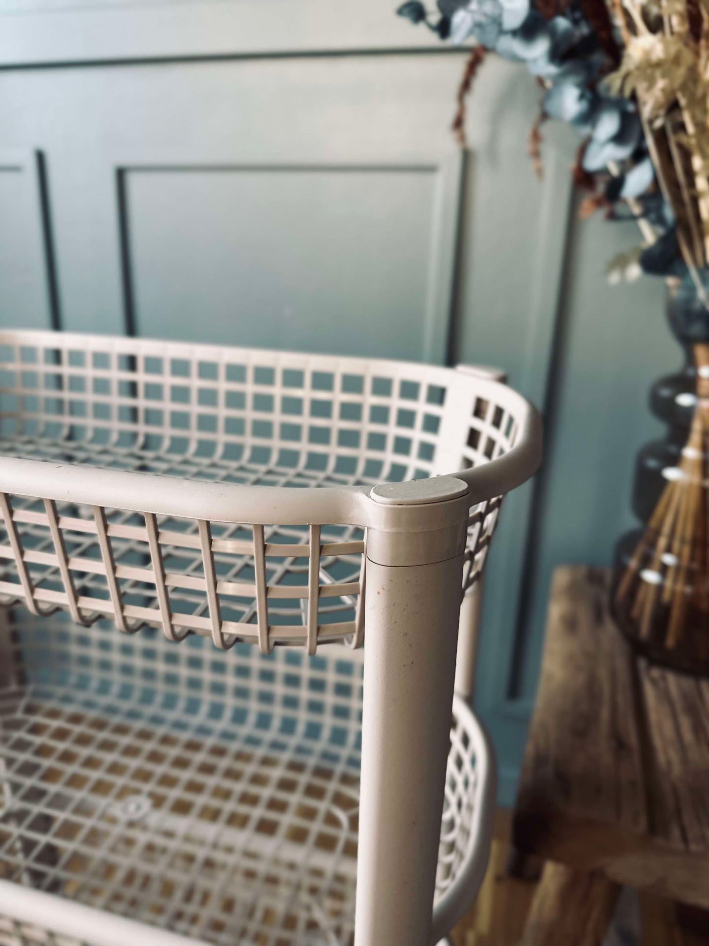 Rullvagn med 4 korgar - Beige