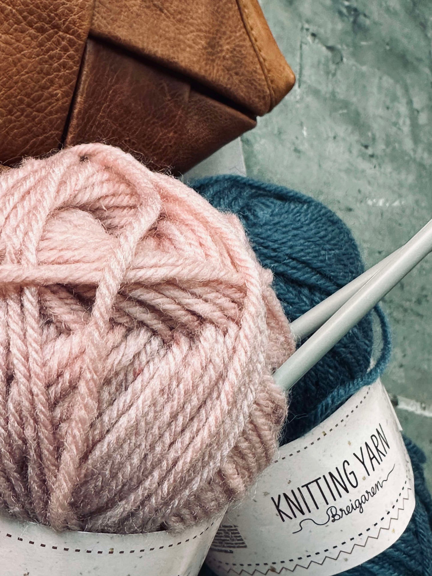 Polyestergarn 50 gram - Rosa