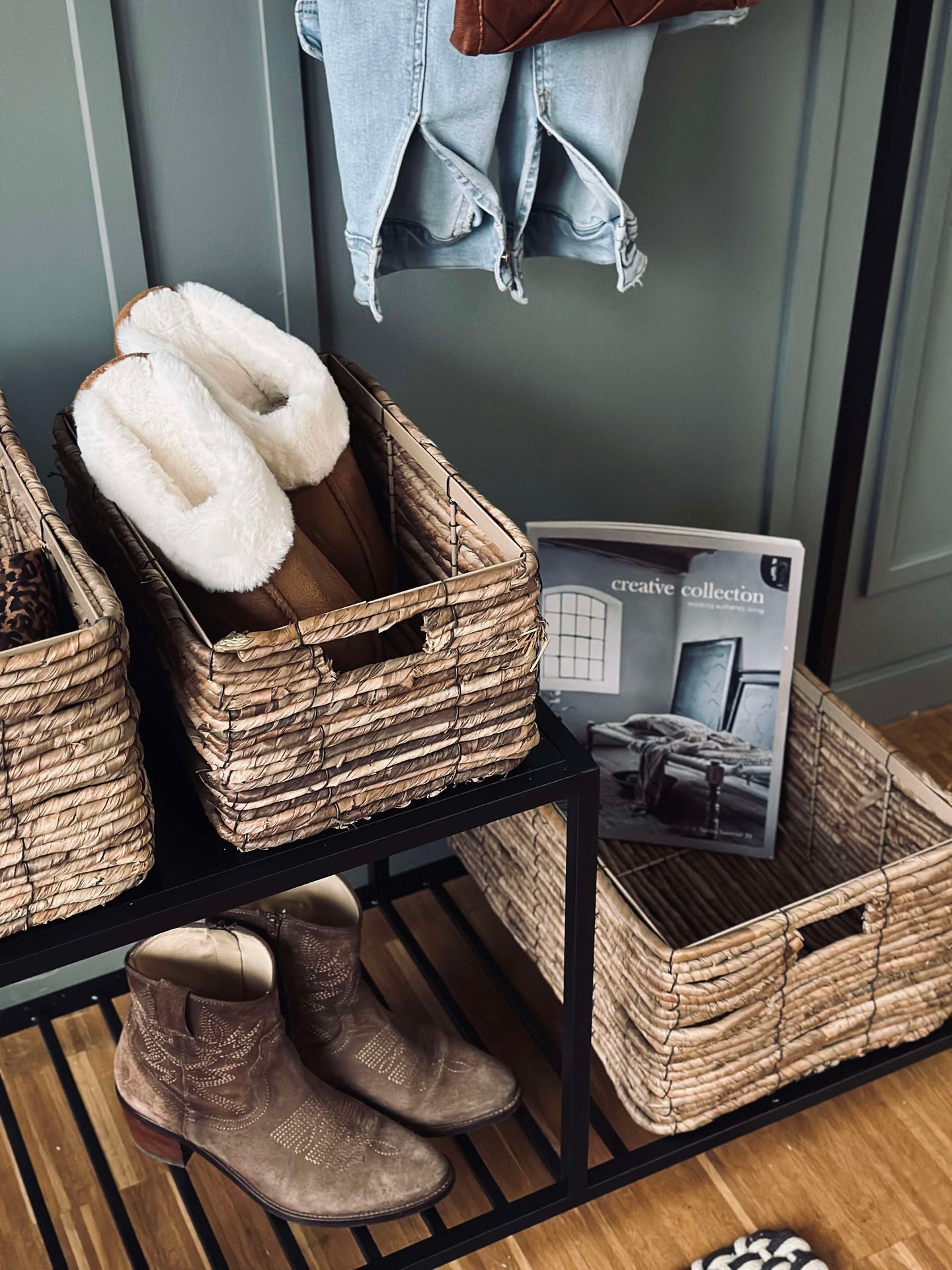 Naturkorgar i 3 storlekar – Bananblad