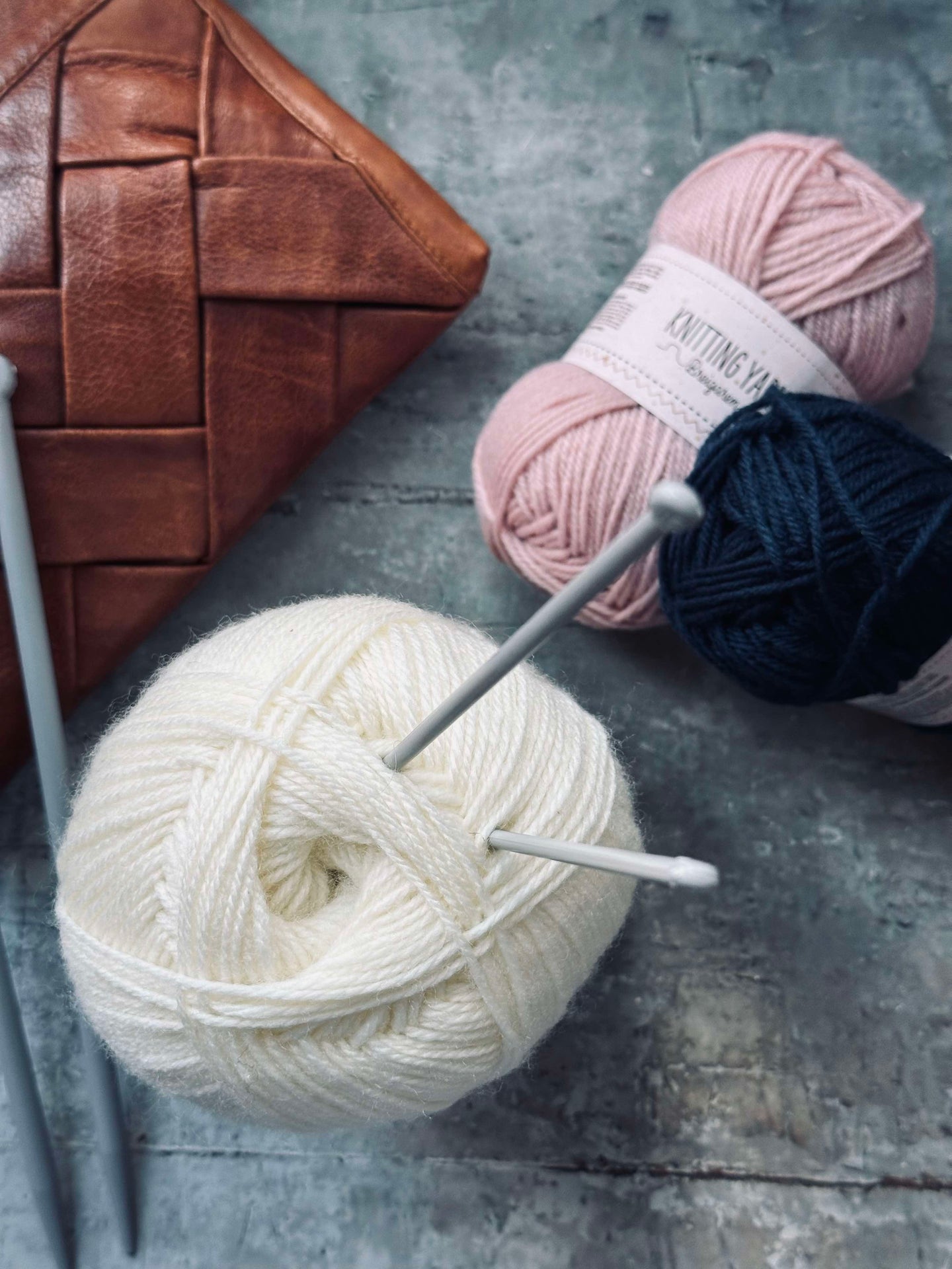 Akrylgarn 200 gram - Kräm