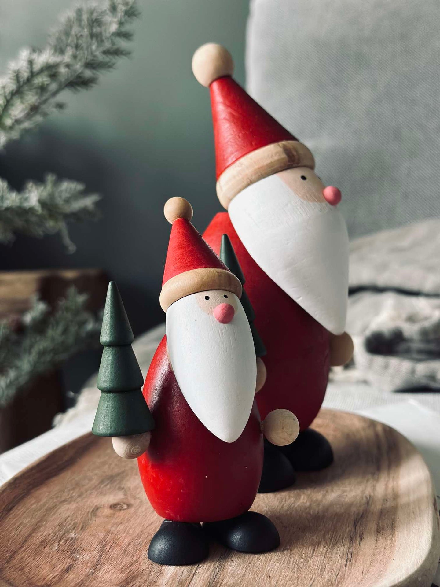 Jultomte med julgran - Small