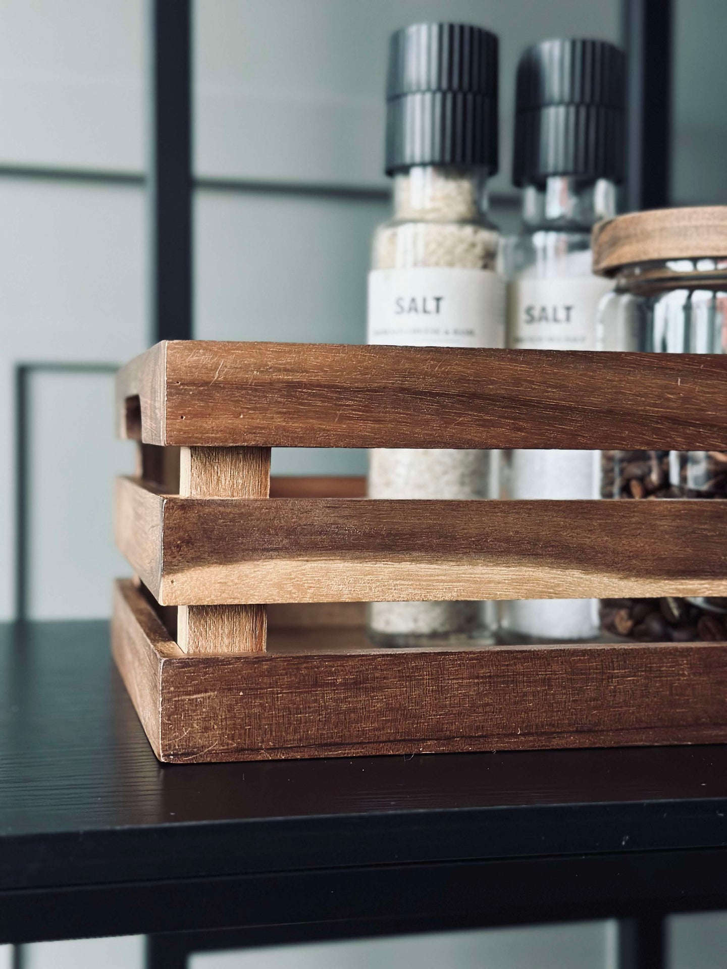 Äppellådor Akacia - Set om 2 st.