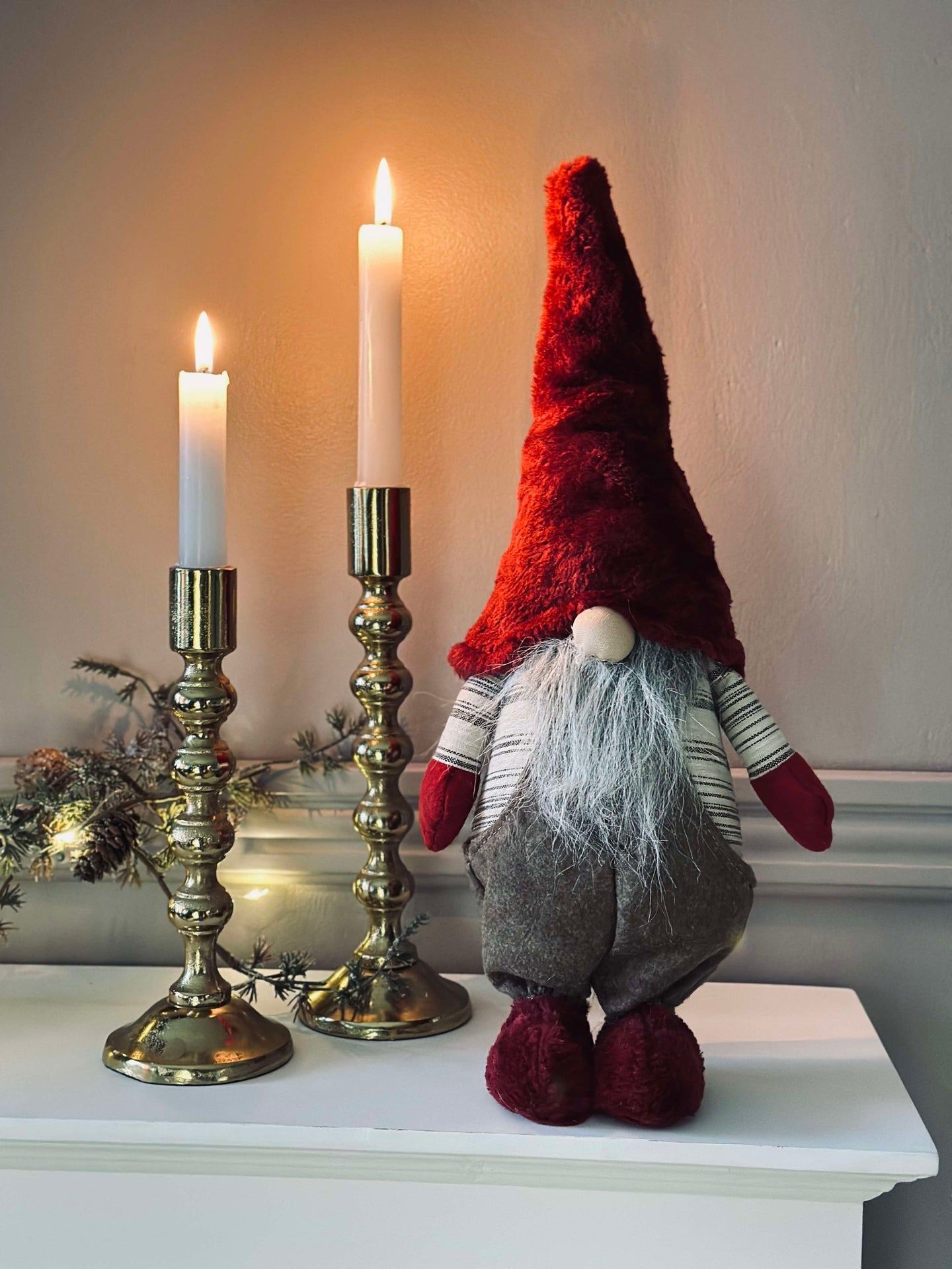 Tomte med skägg - Stående