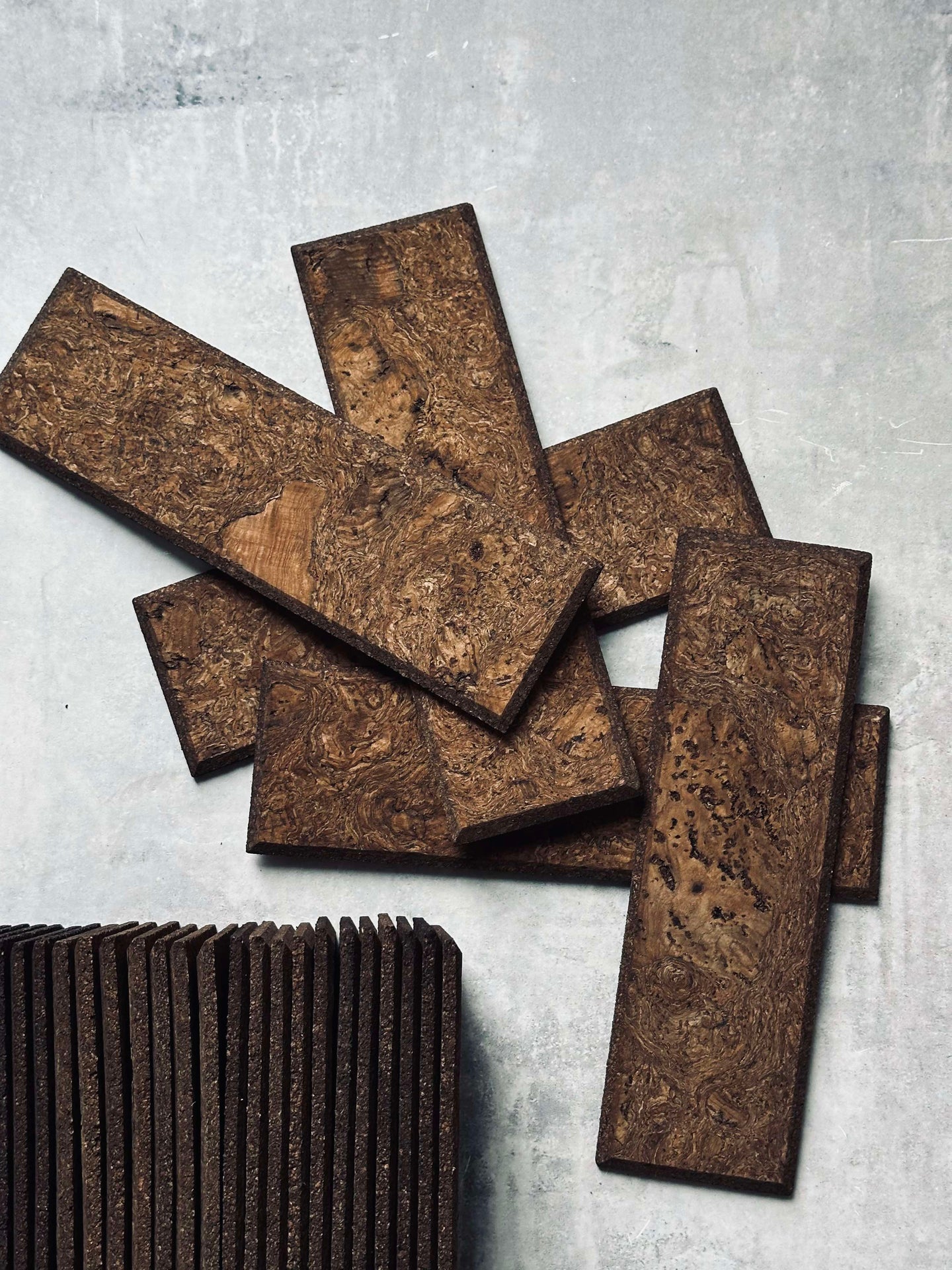 Mursten Brown - Naturpaket med 62 st