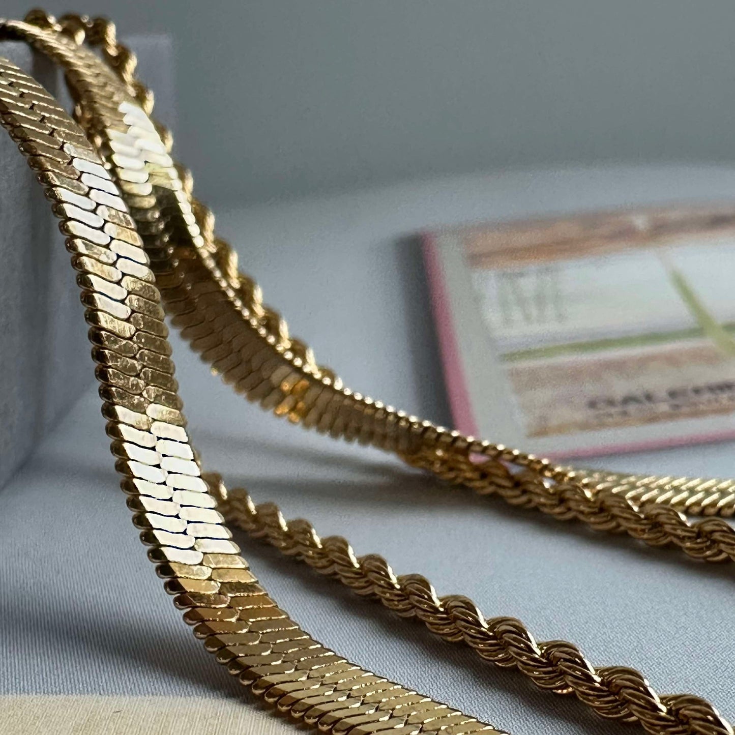 Lycka 18k guldpläterad halsband