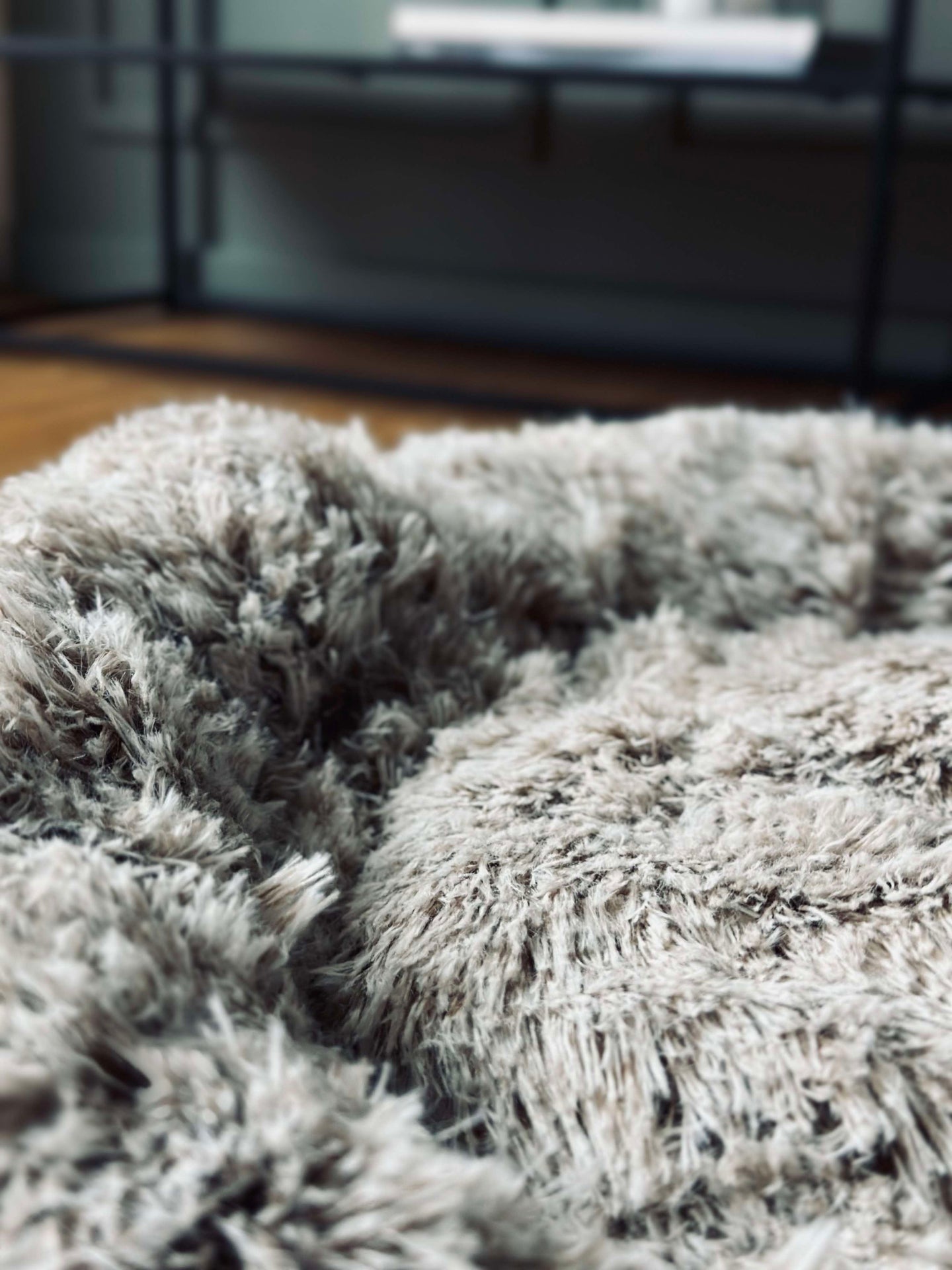 Hundbädd Fluffy - Dia 60 cm Beige