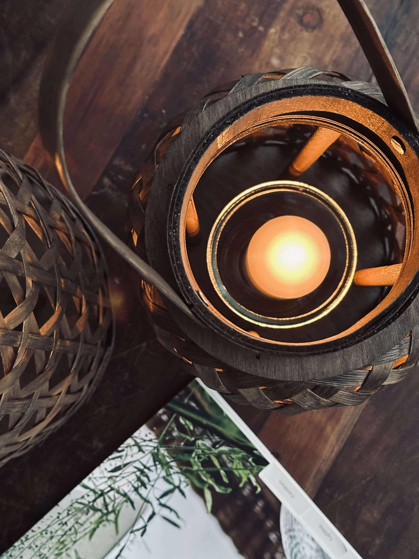 Lykta Jenna - Mörk Stor