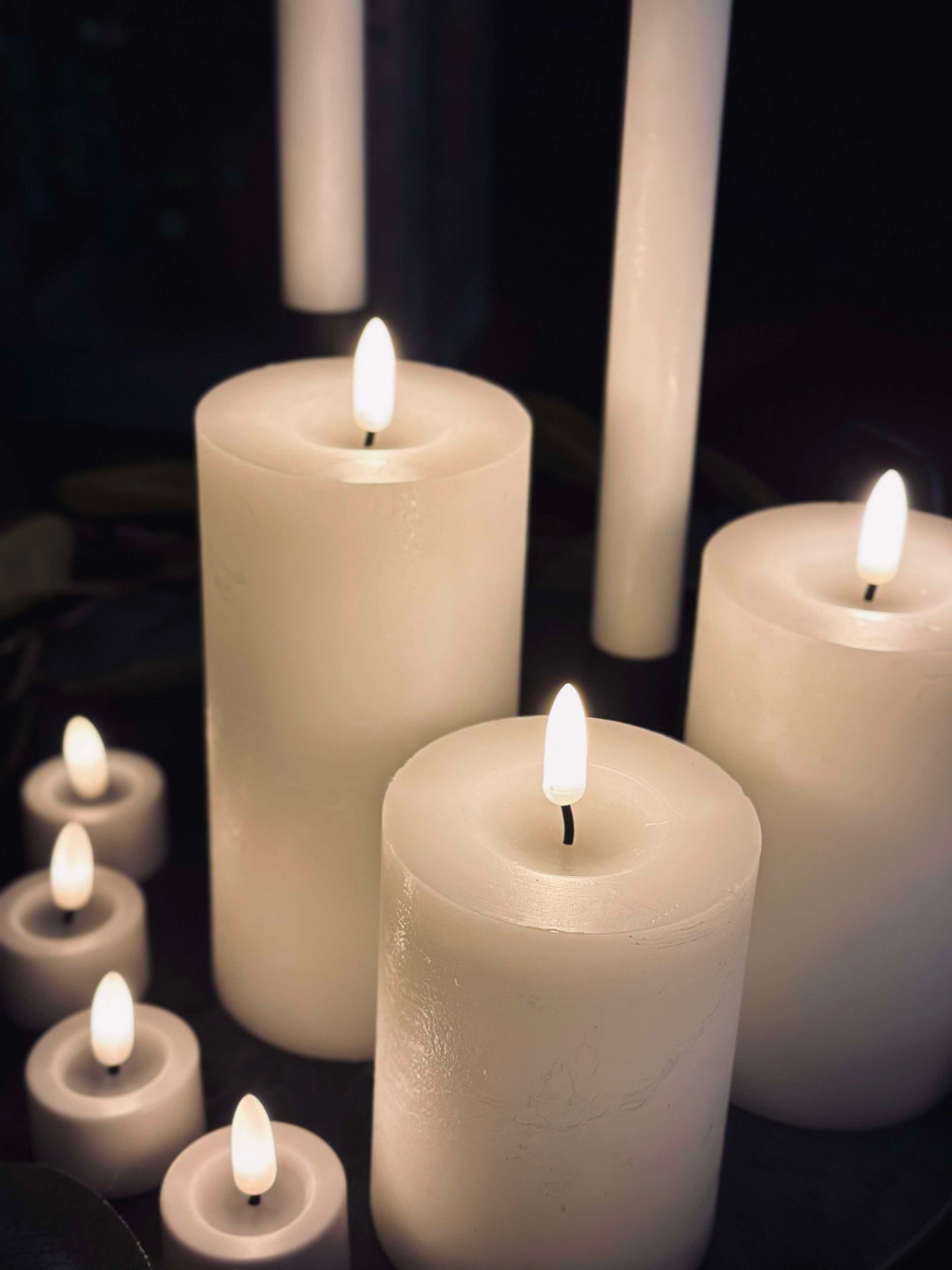 LED Ljuspaket med 9 LED-lampor - Inkl fjärrkontroll