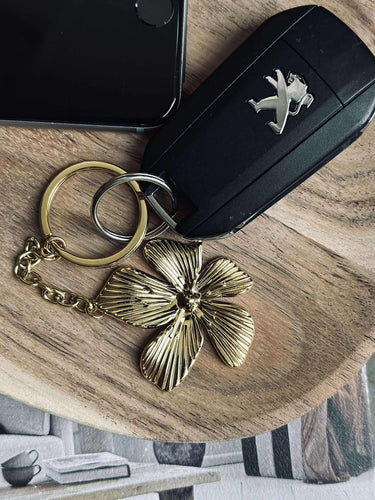 Nyckelring Blomma