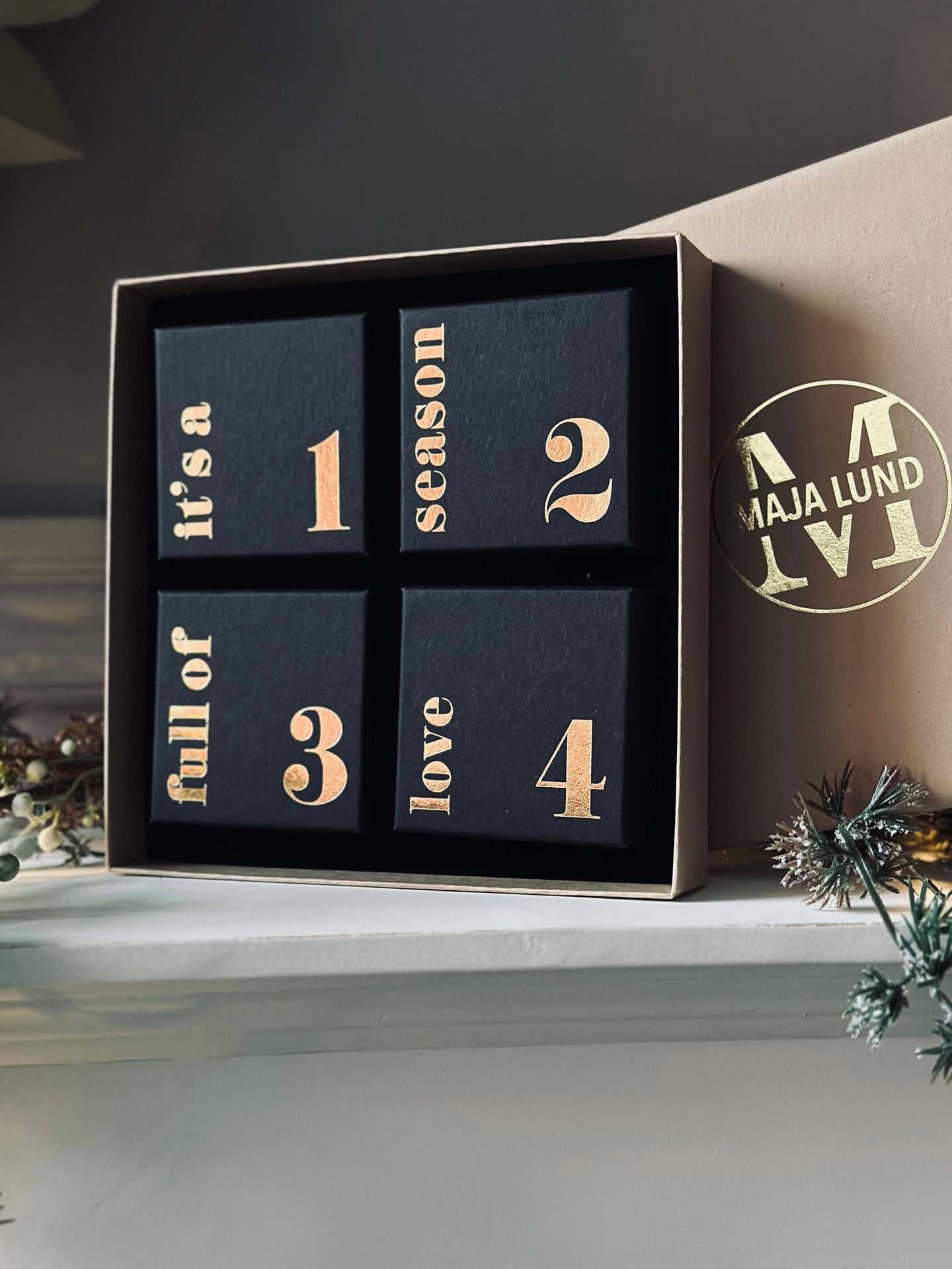 Smyckesadventskalender - Silverpläterad