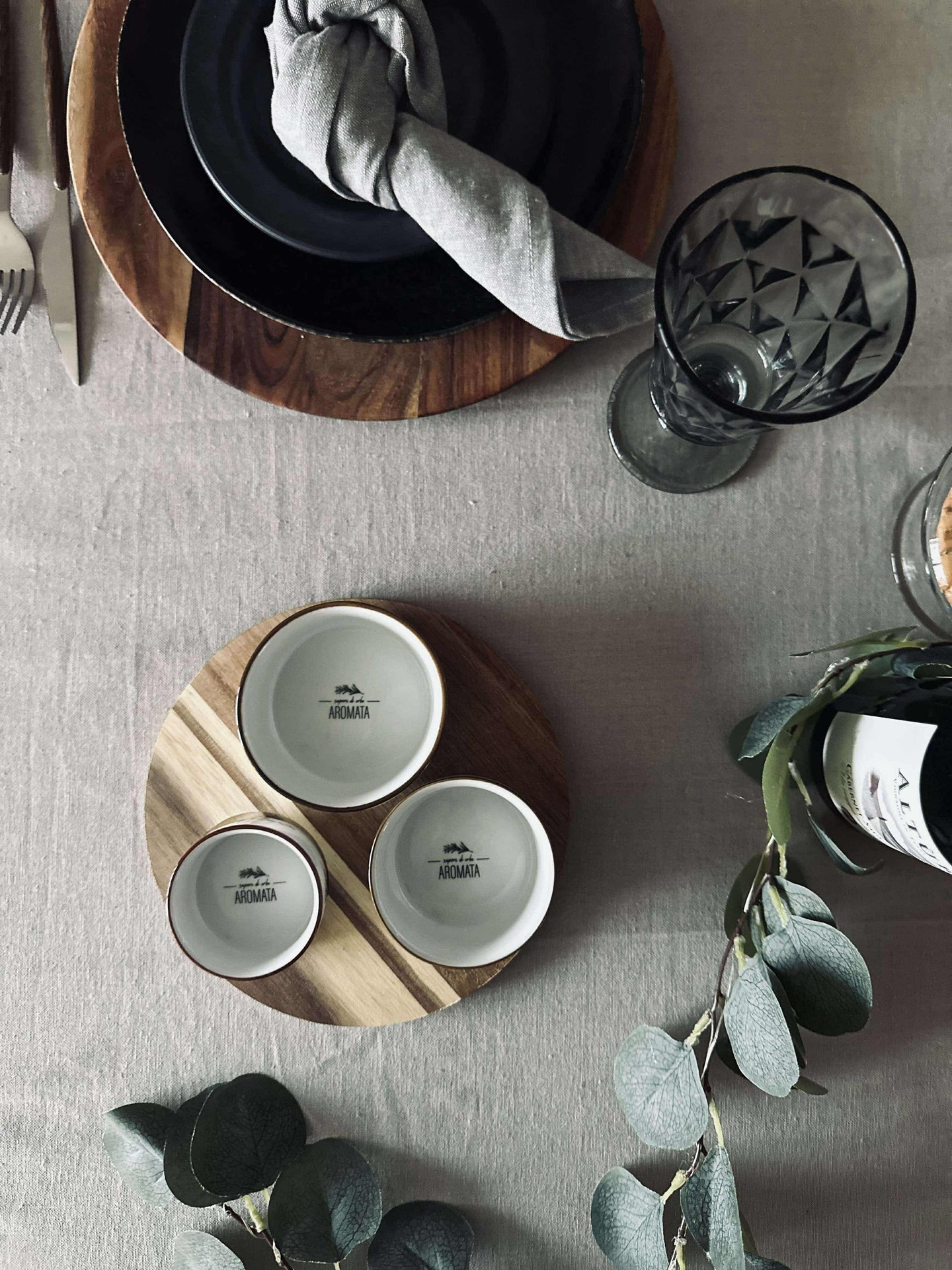 Serveringsset Rund - 4 delar