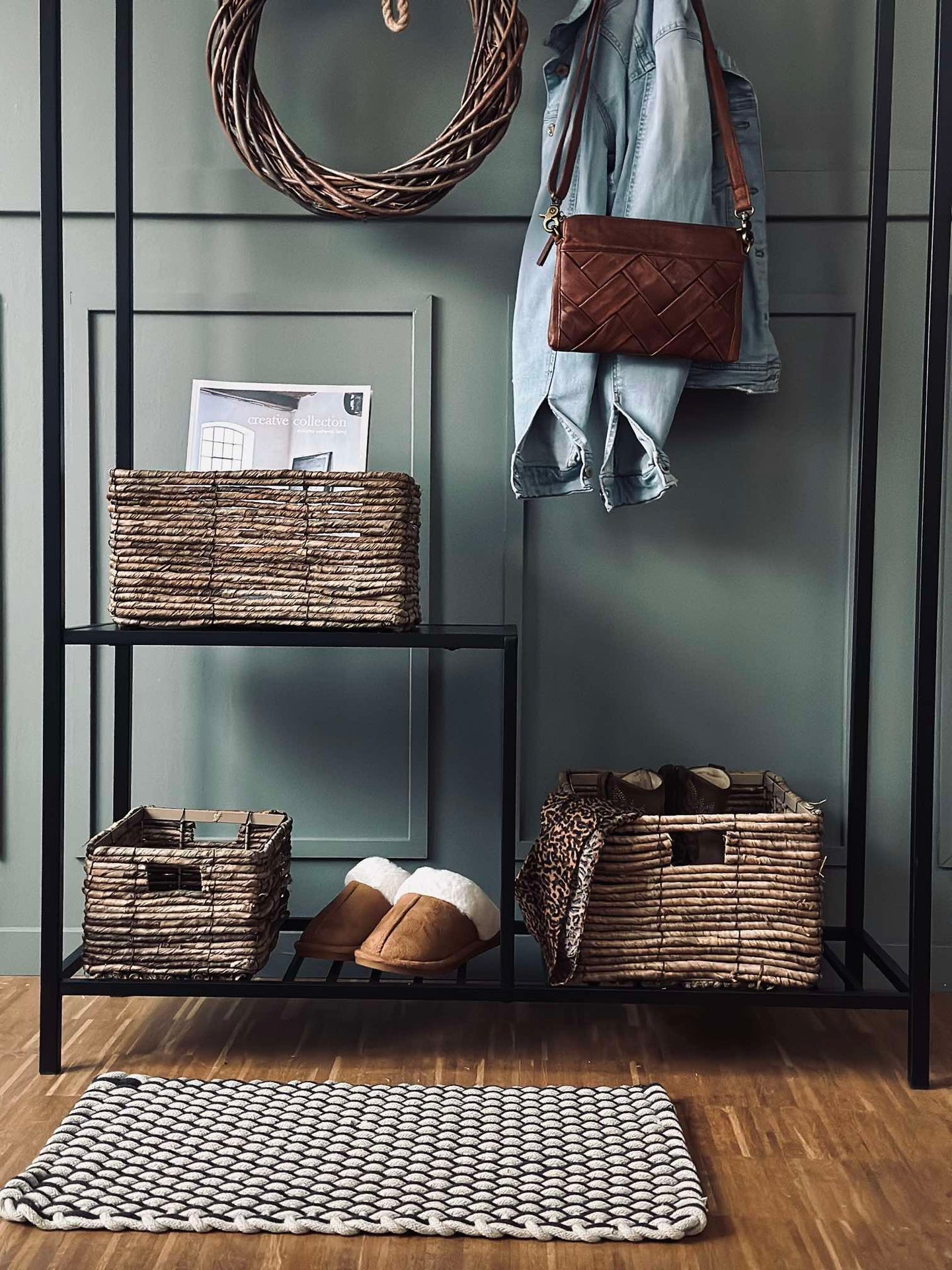 Naturkorgar i 3 storlekar – Bananblad