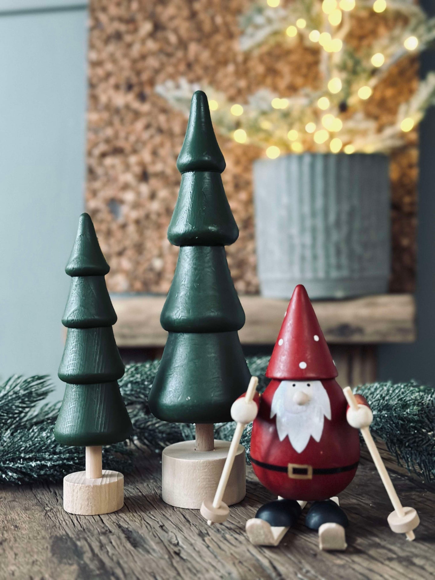 Grön Julgran - Stor