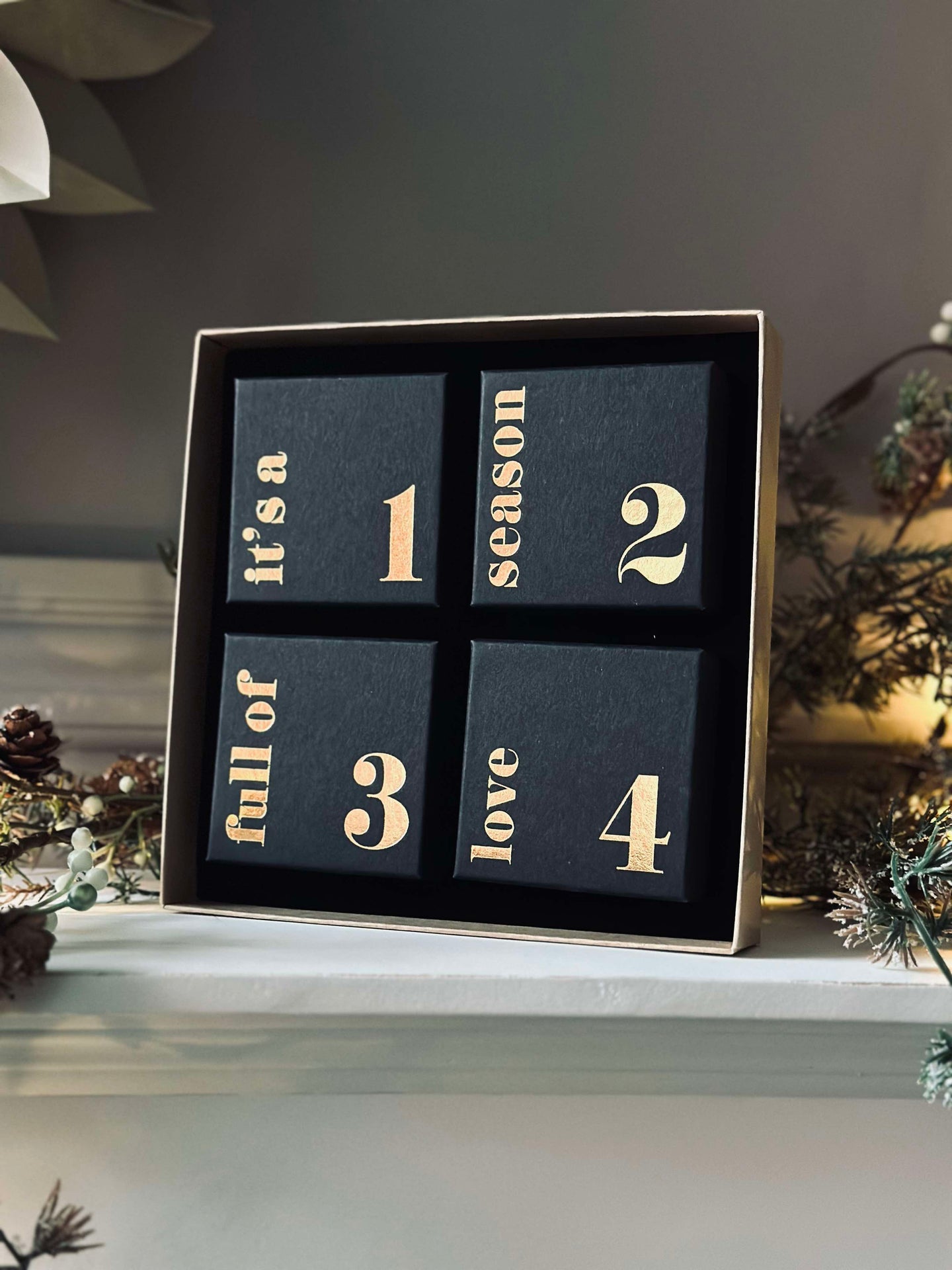 Smyckesadventskalender - Silverpläterad