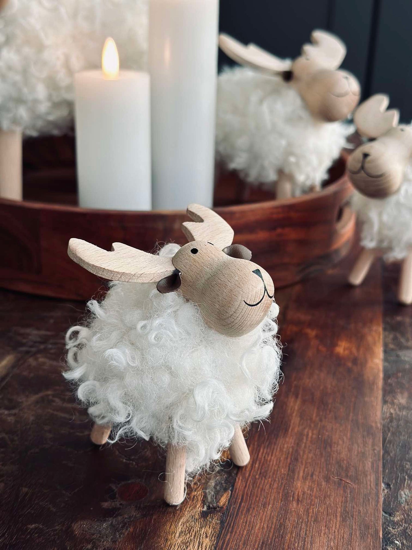 Älg vit - Liten