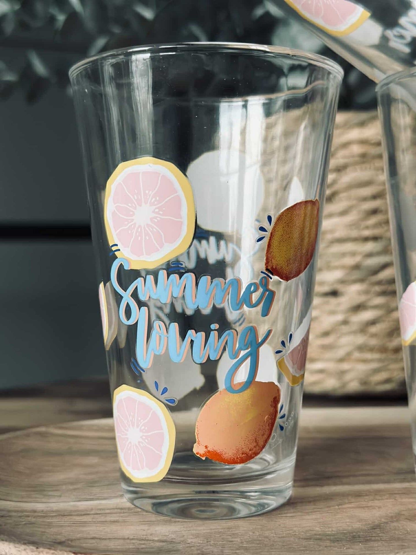Sommar Glas - Set om 3 st.