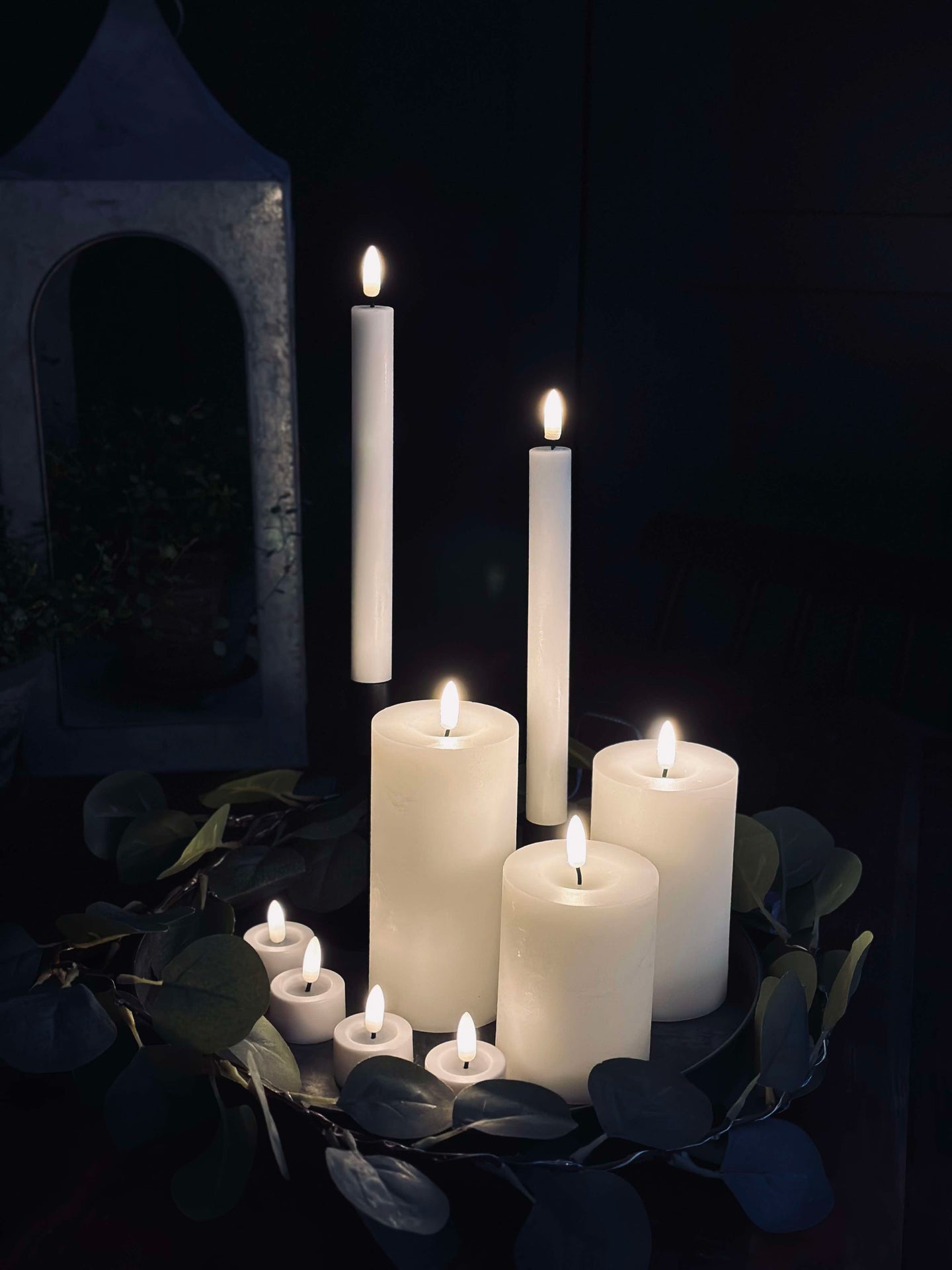 LED Ljuspaket med 9 LED-lampor - Inkl fjärrkontroll