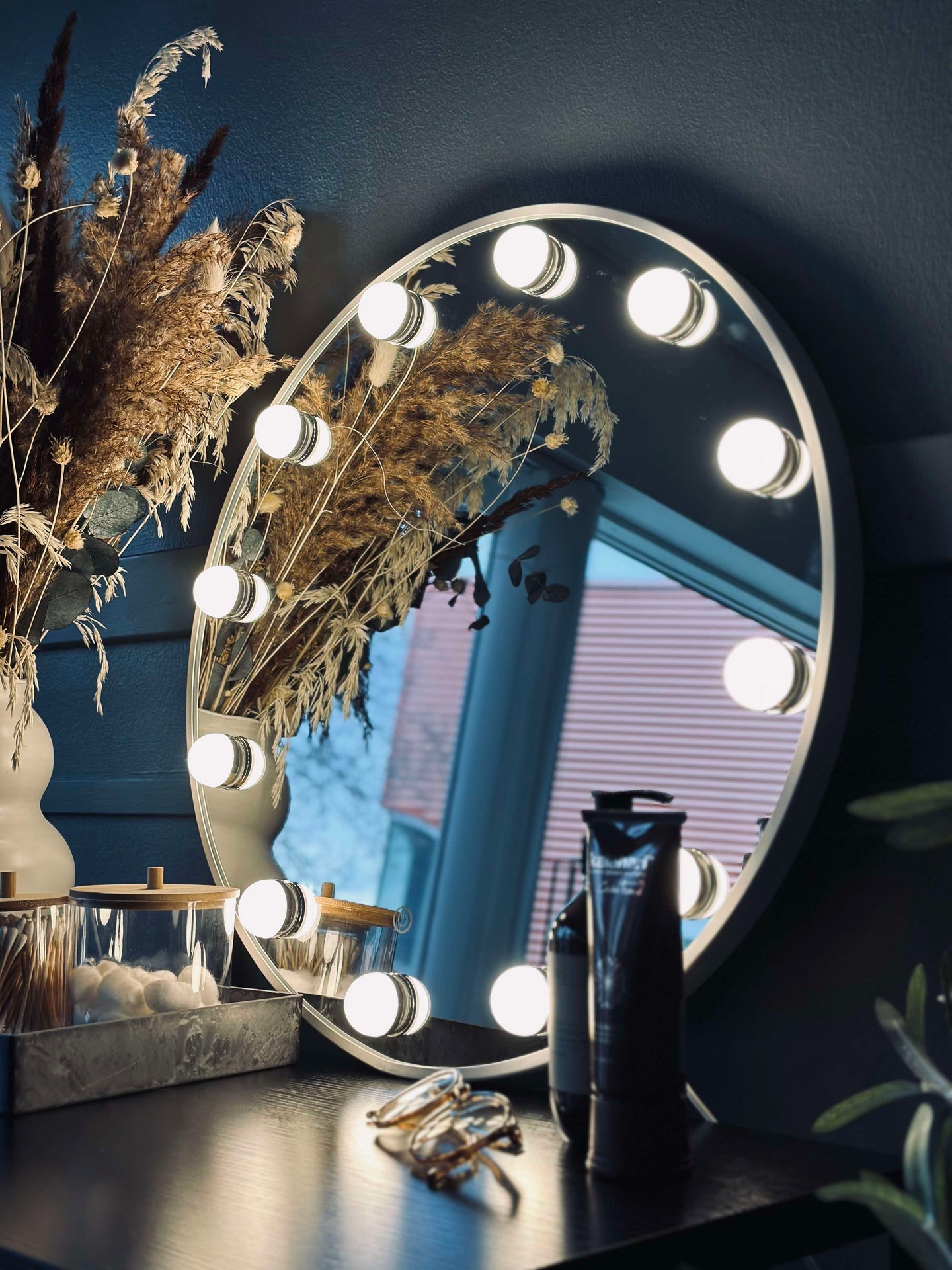 Hollywood Sminkspegel med belysning - Dia 50cm